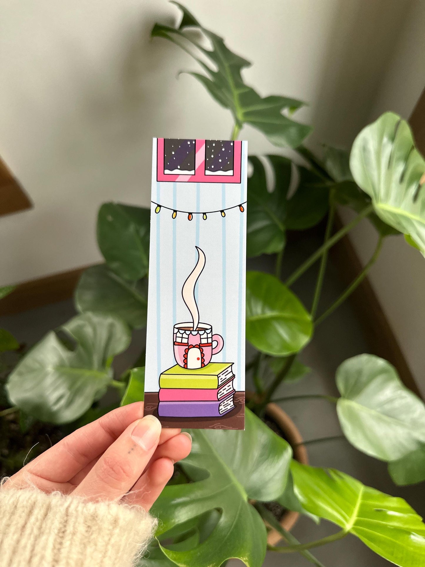 Cozy Winter Reading Bookmark