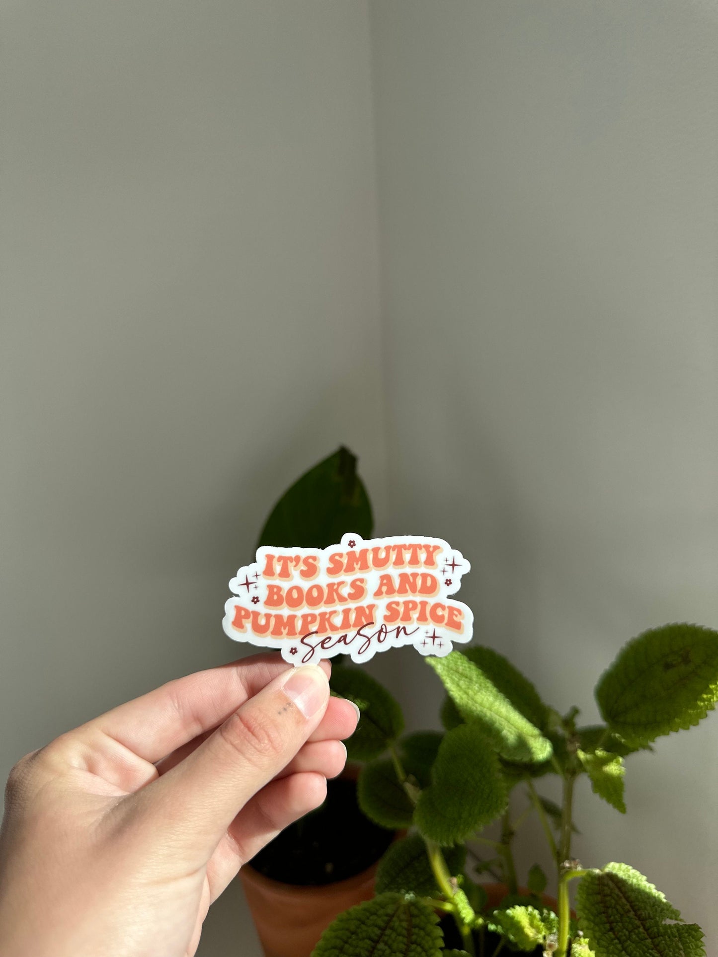 It’s smutty books and pumpkin spice season sticker