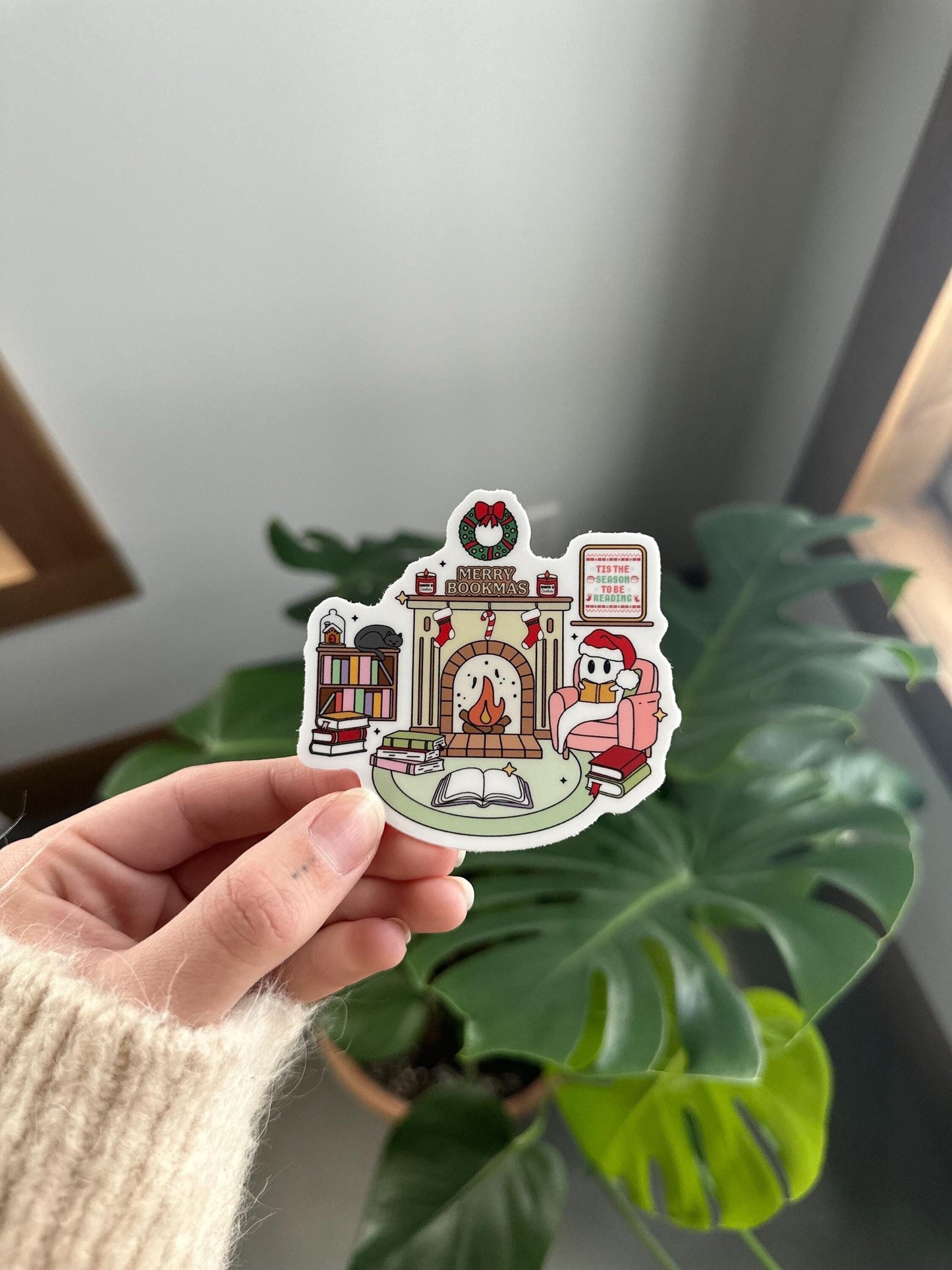 Bookmas Ghostie Reading Sticker