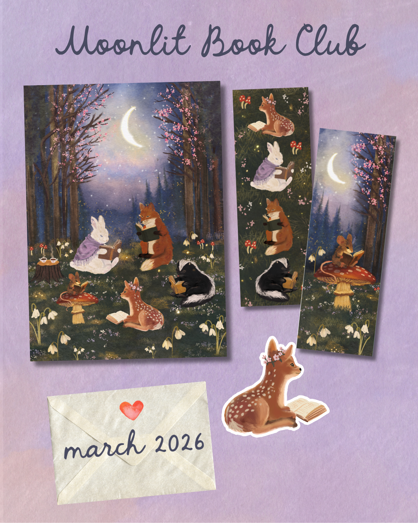 Moonlit Book Club (March 2026 One-Time Purchase)