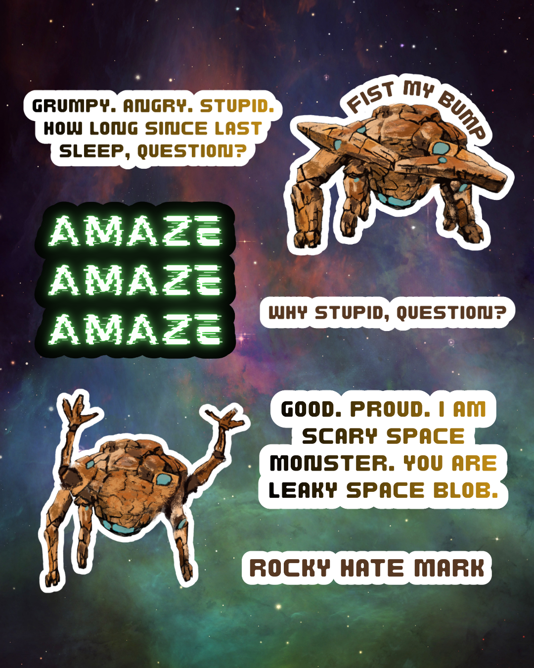 Project Hail Mary Stickers