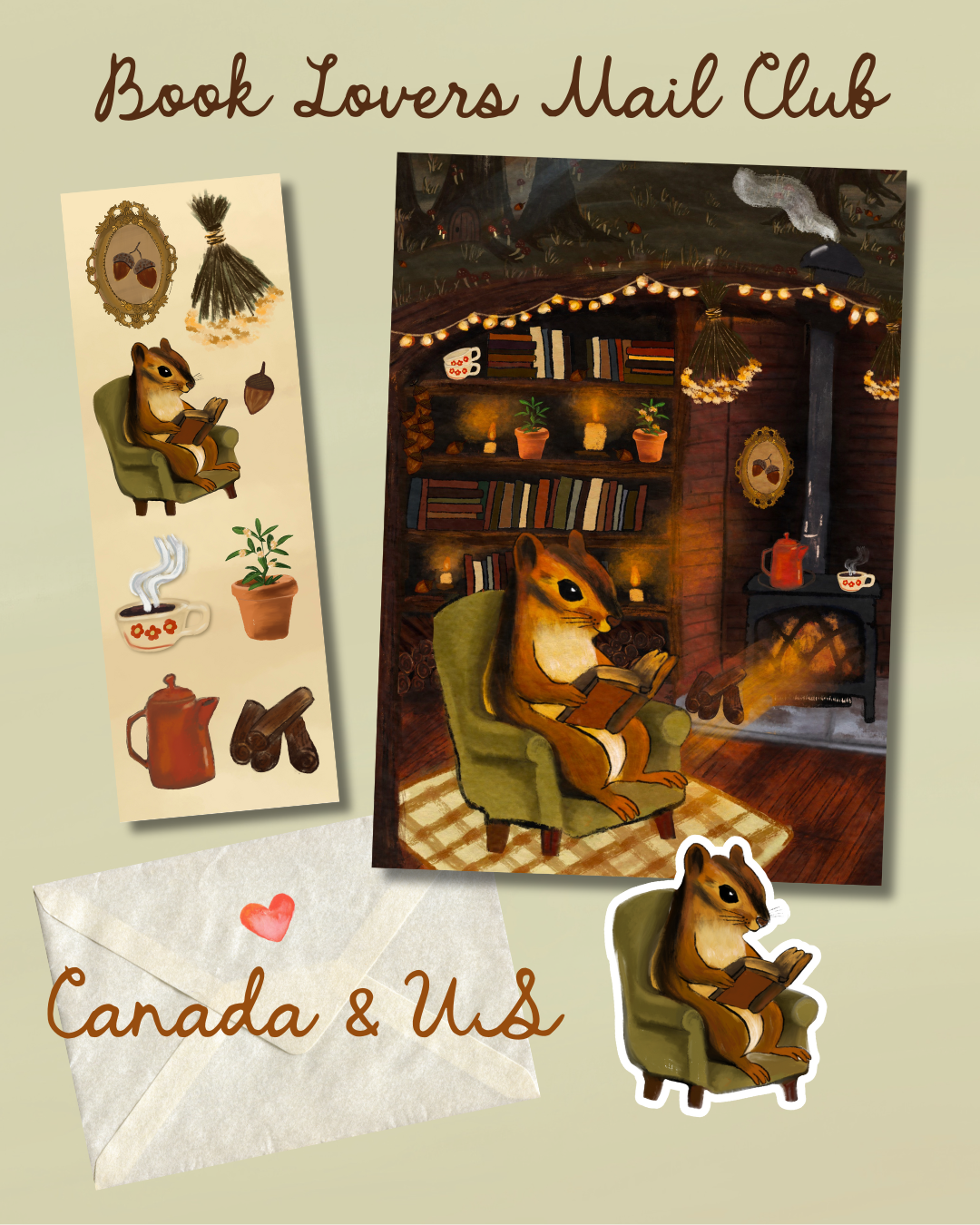 Book Lovers Mail Club - Canada & USA