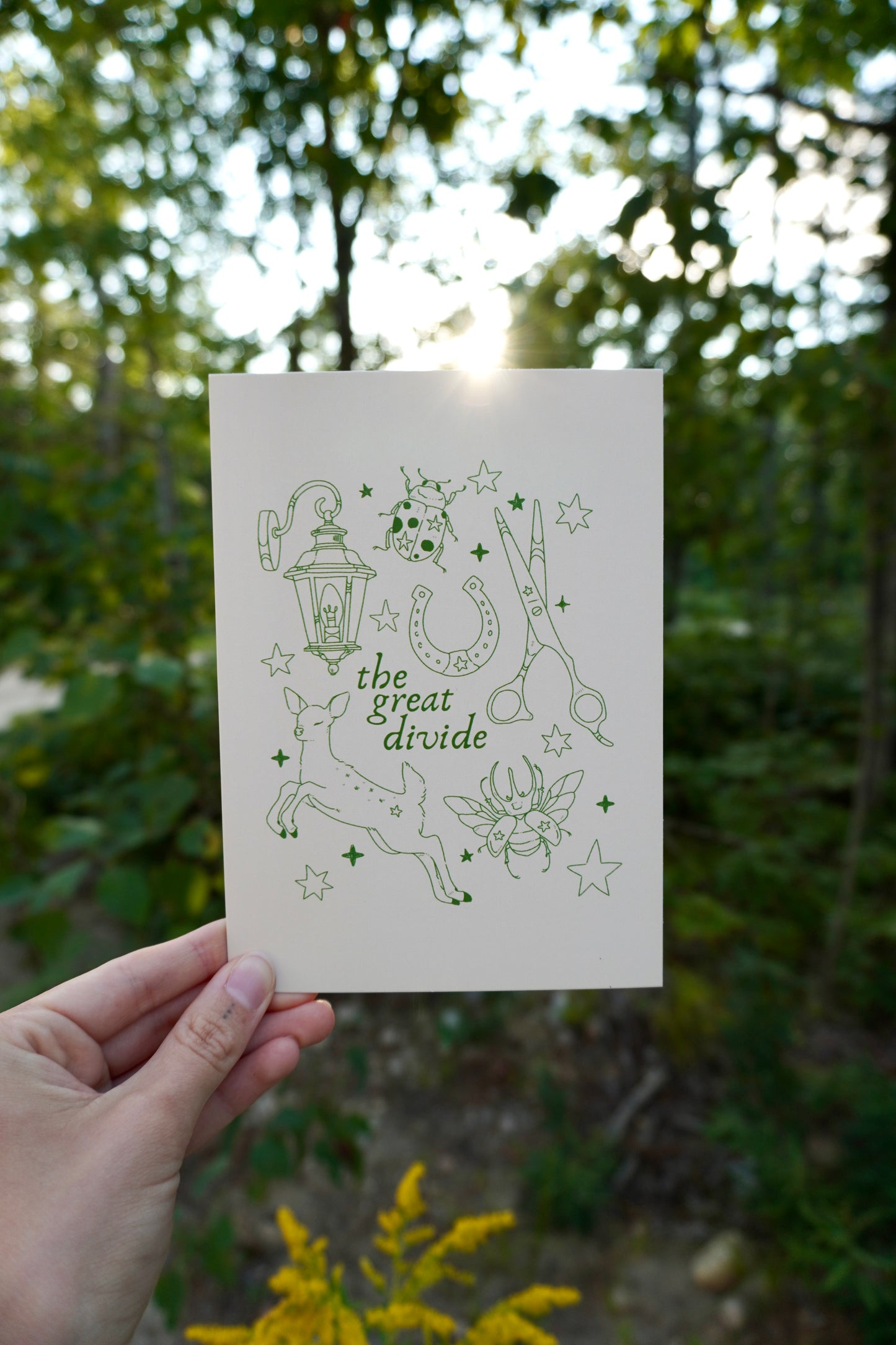 Great Divide Double Sided Art Print