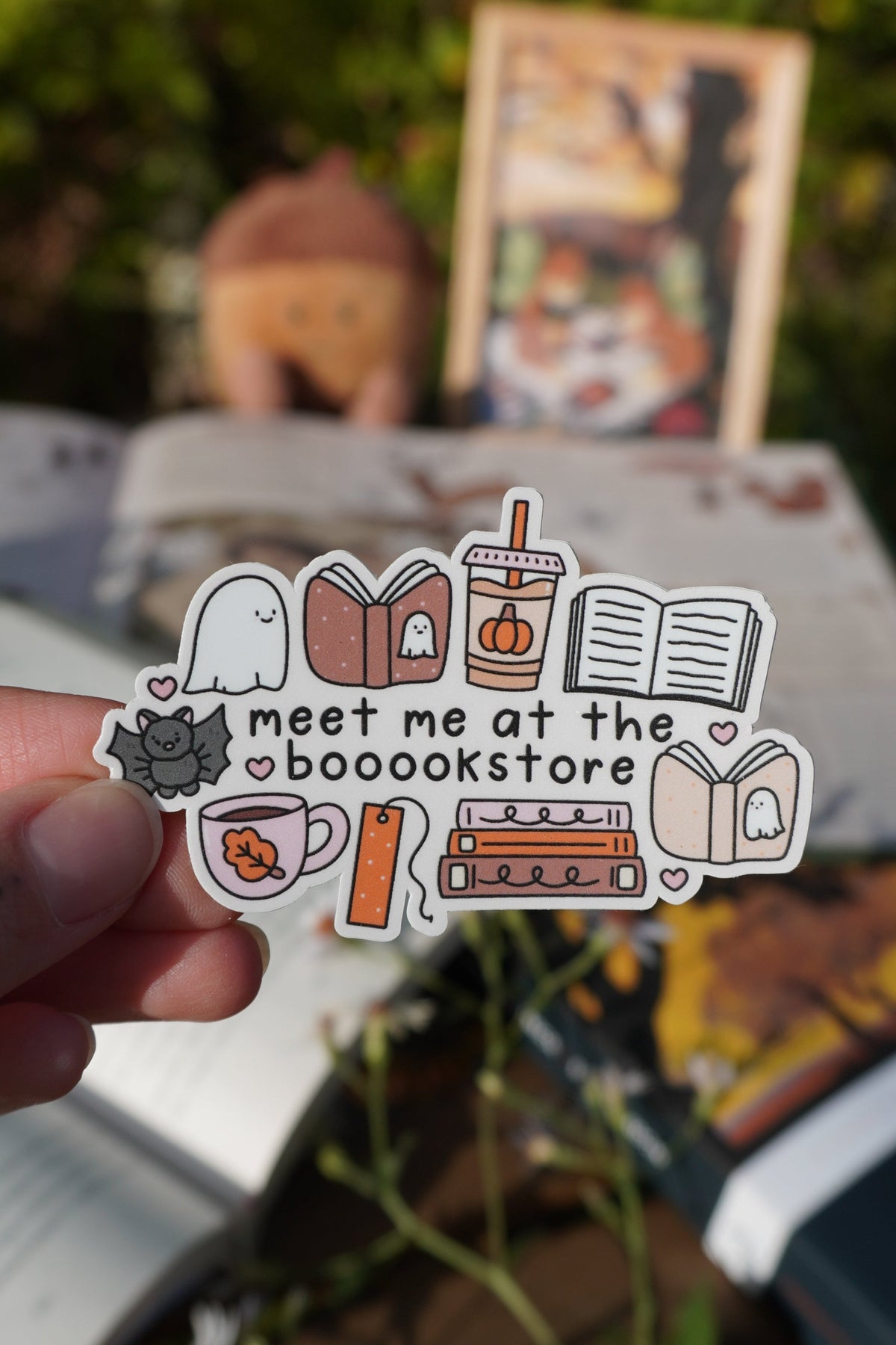 Meet me at the Booookstore Sticker
