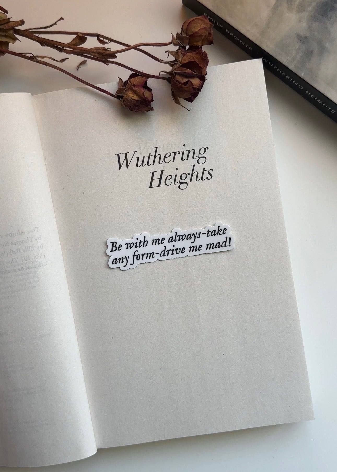 Be With Me Always, Take Any Form, Drive Me Mad Quote Sticker