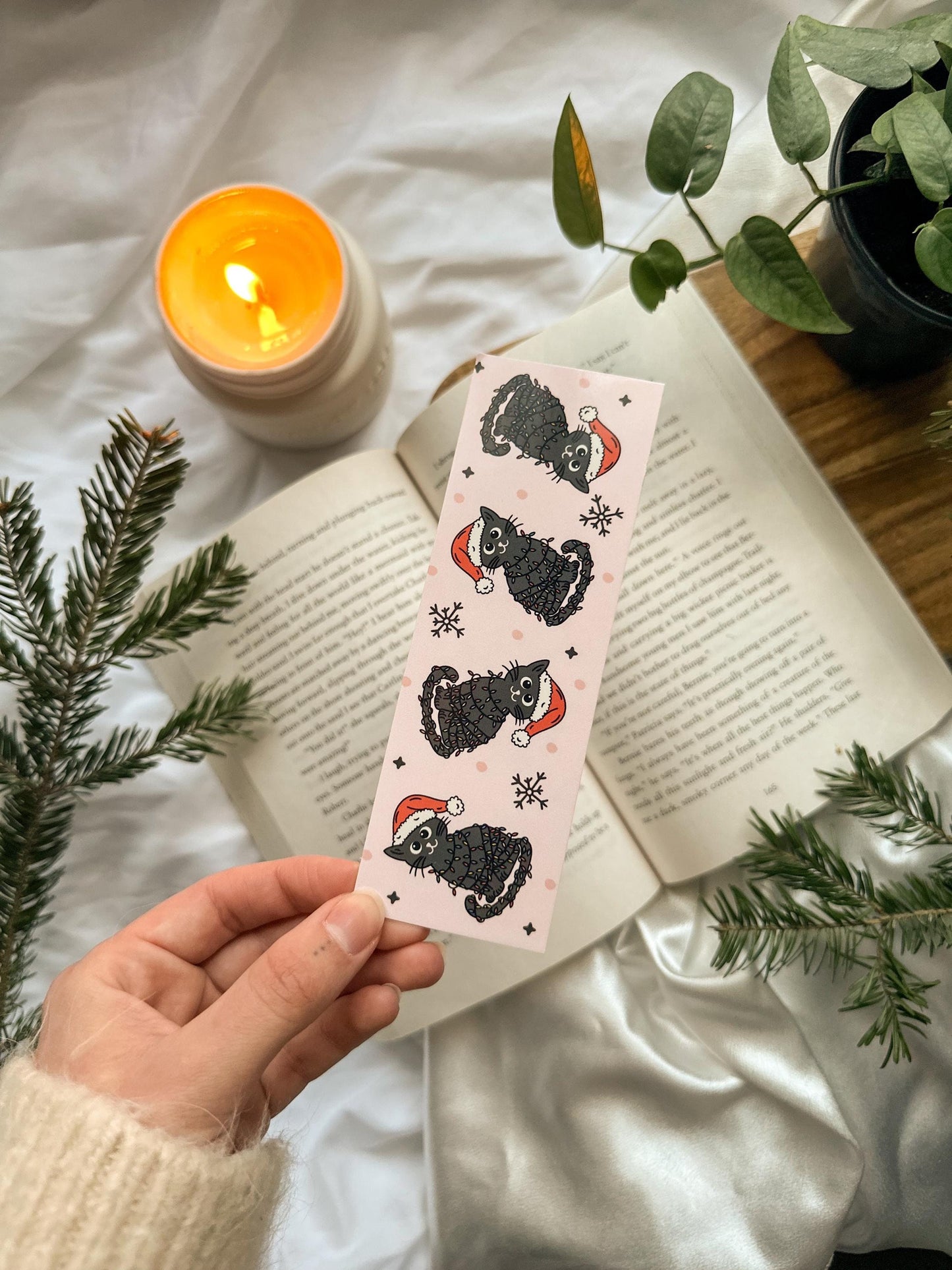 Festive Cats Bookmark