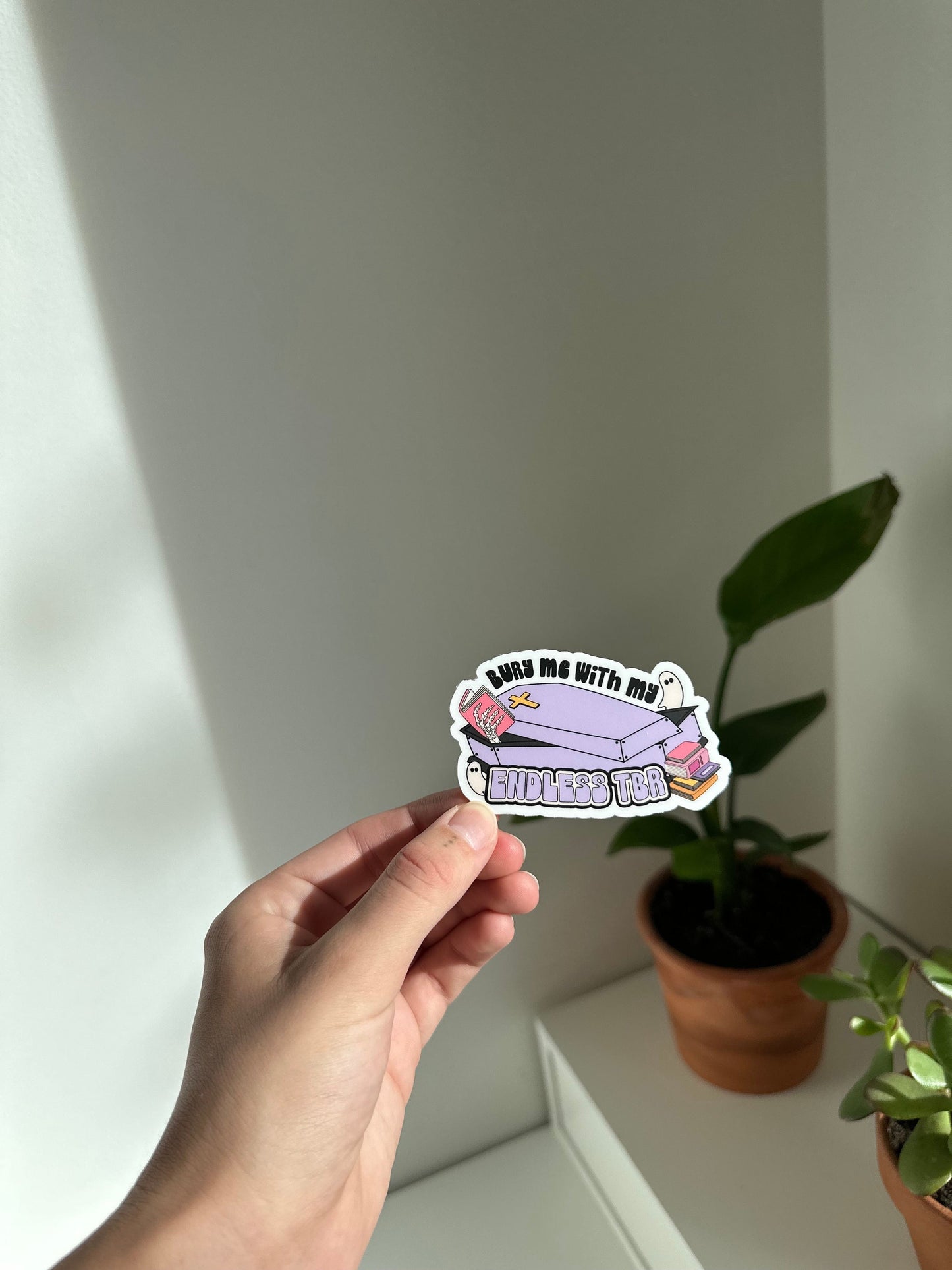 Bury me with my endless TBR Sticker