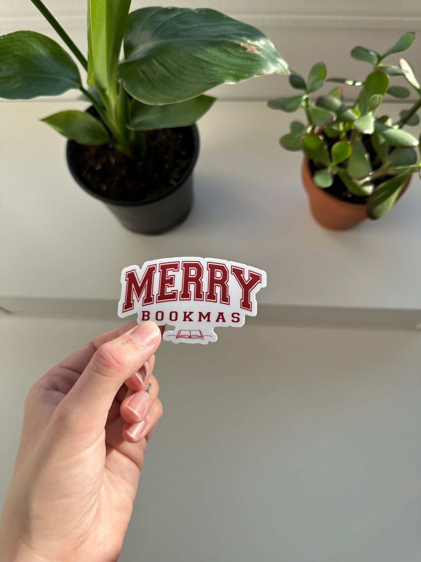 Merry Bookmas Sticker