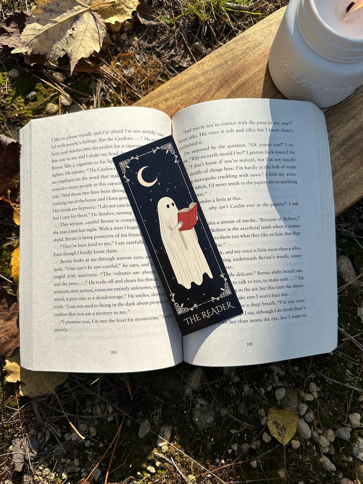 The Reader Ghost Bookmark