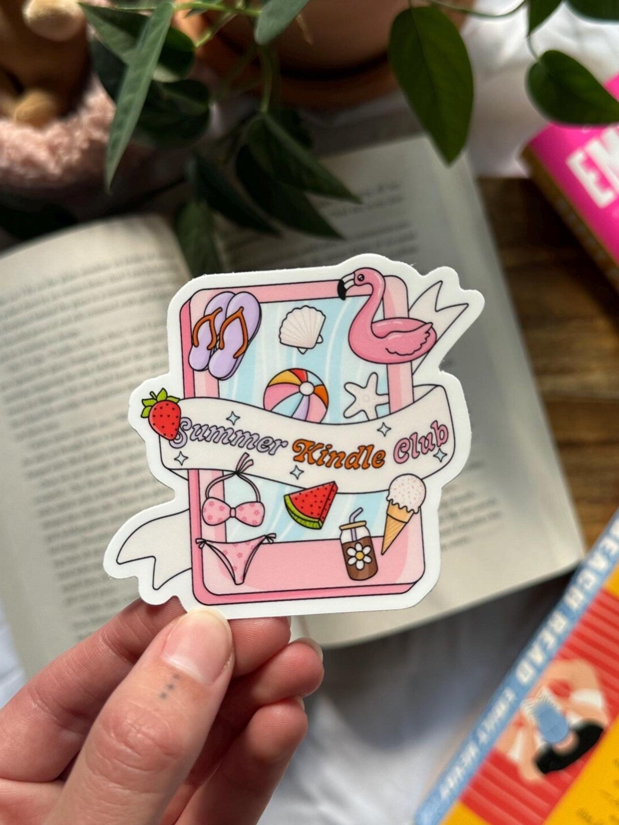 Summer Kindle Club Sticker