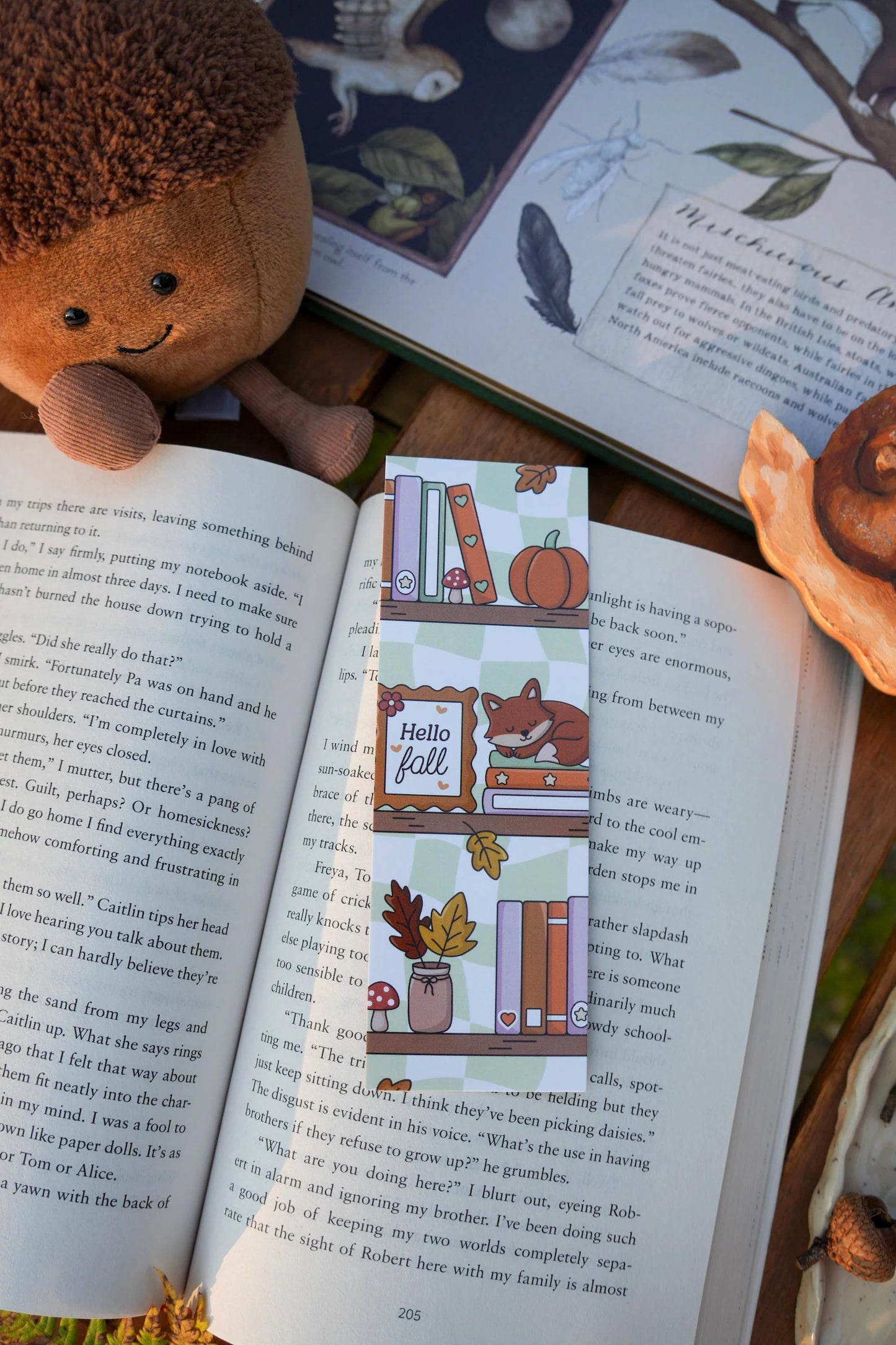 Hello Fall Bookmark