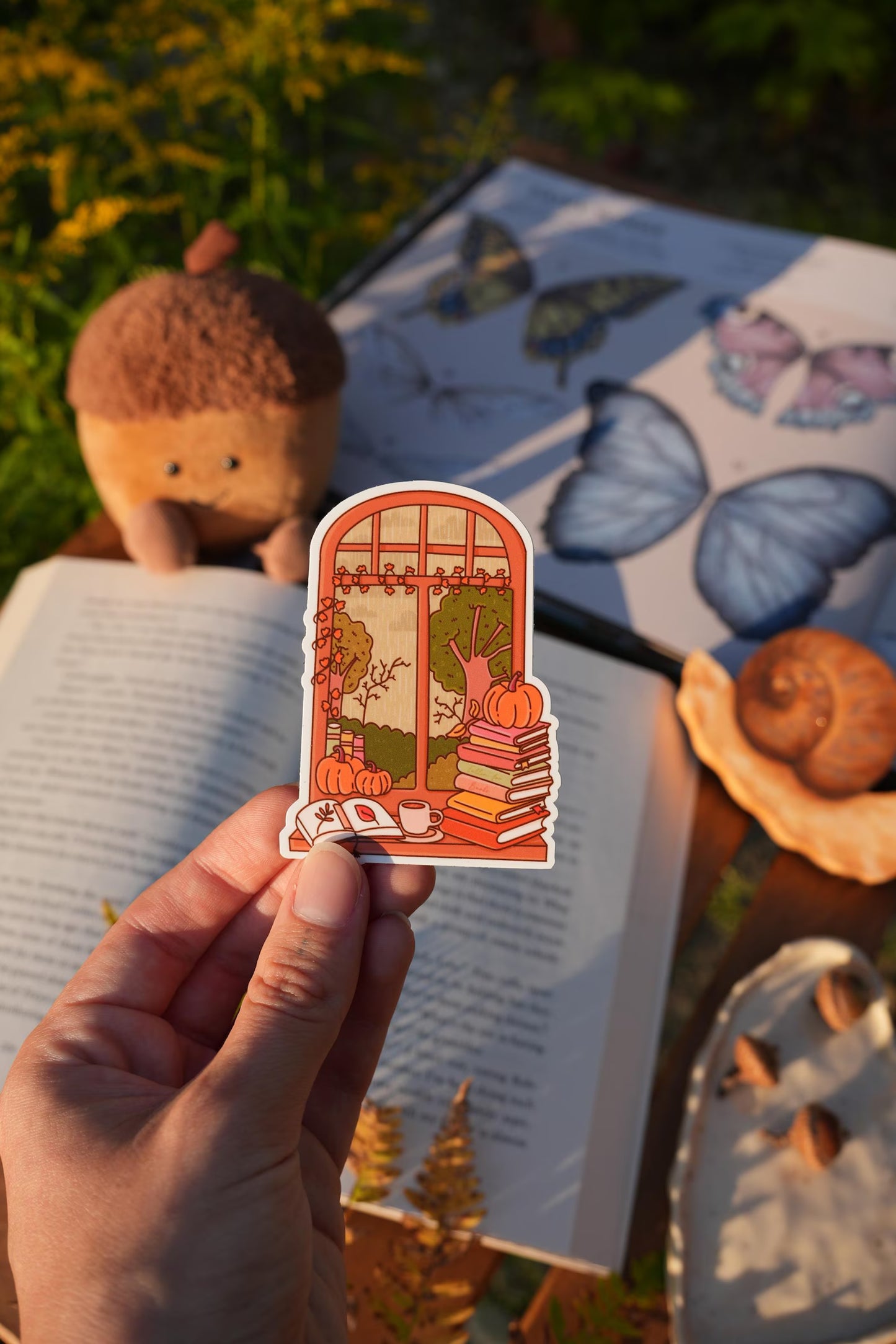 Fall Windowscape Sticker