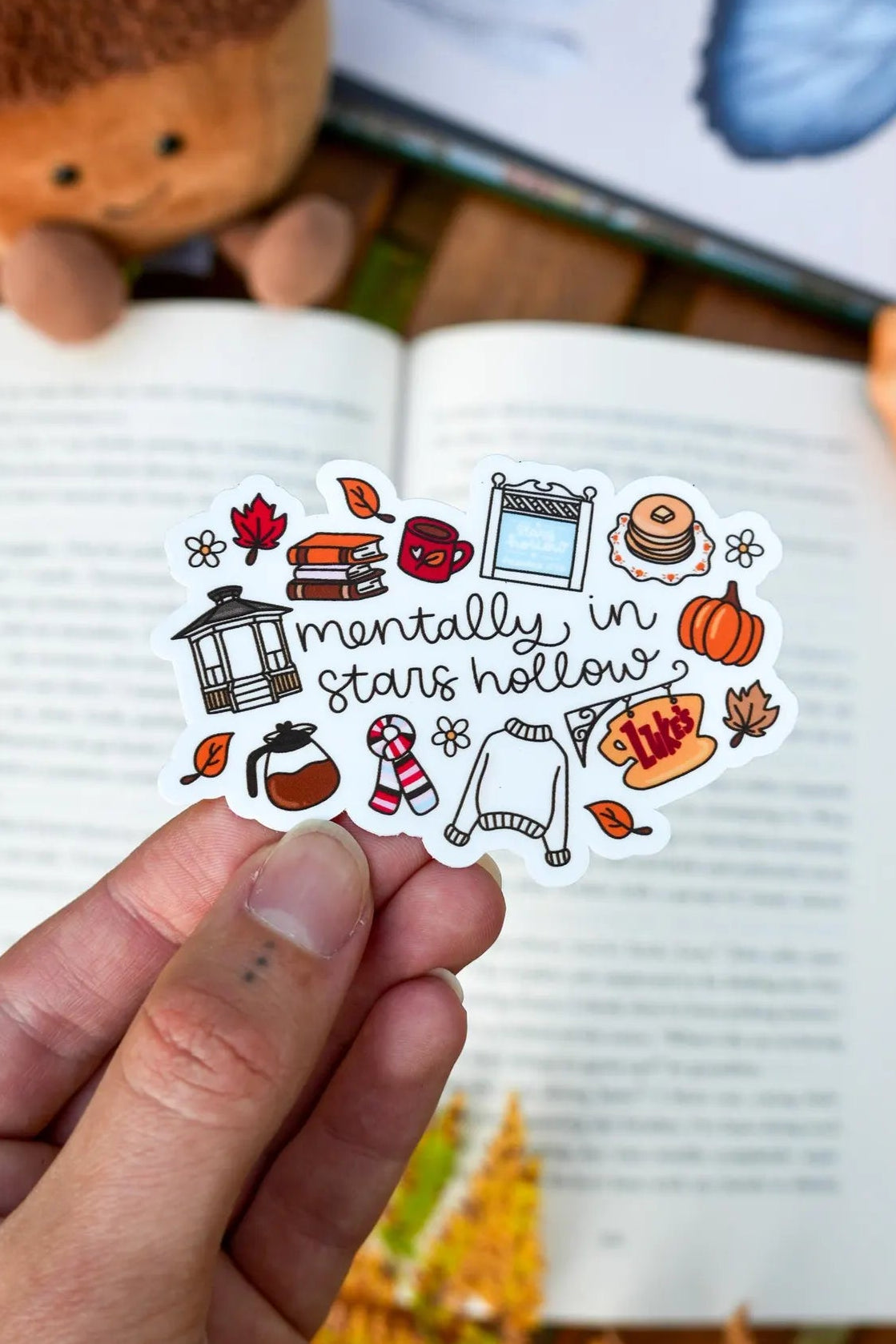 Mentally in Stars Hollow Sticker