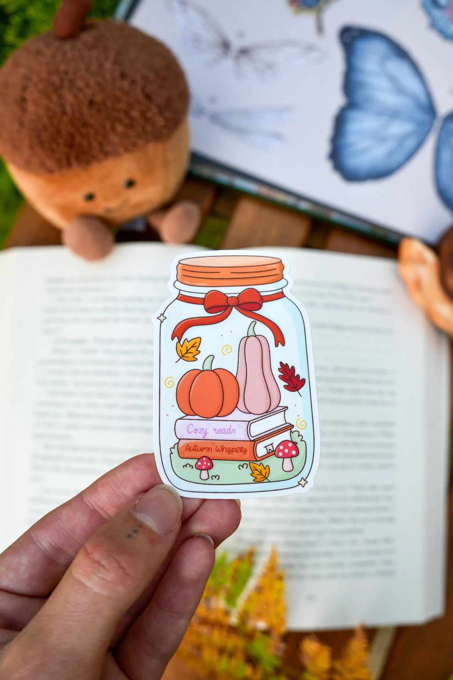 Autumn in a Jar Sticker