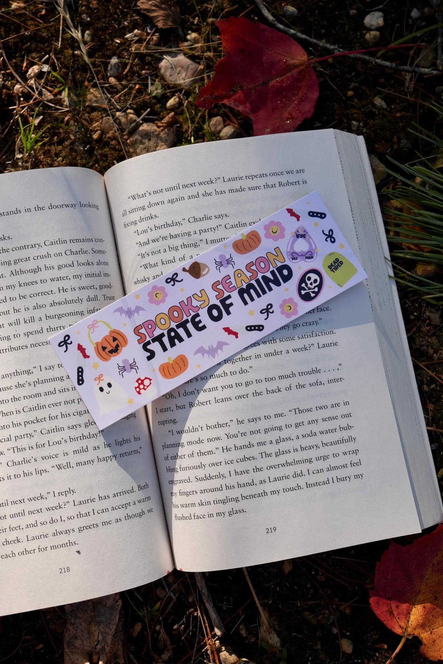 Spooky Season State of Mind Bookmark