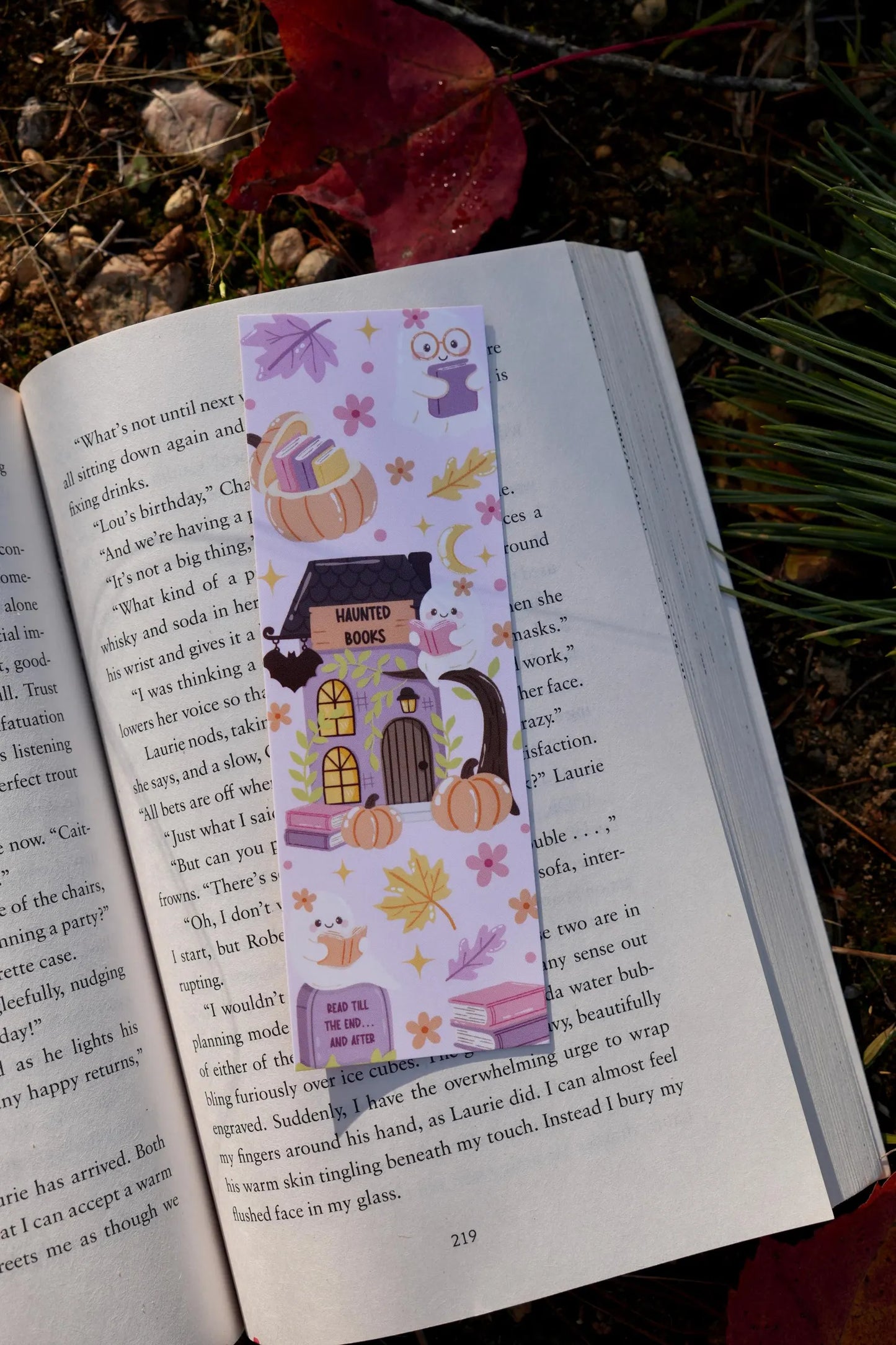 Haunted Books Bookstore Bookmark