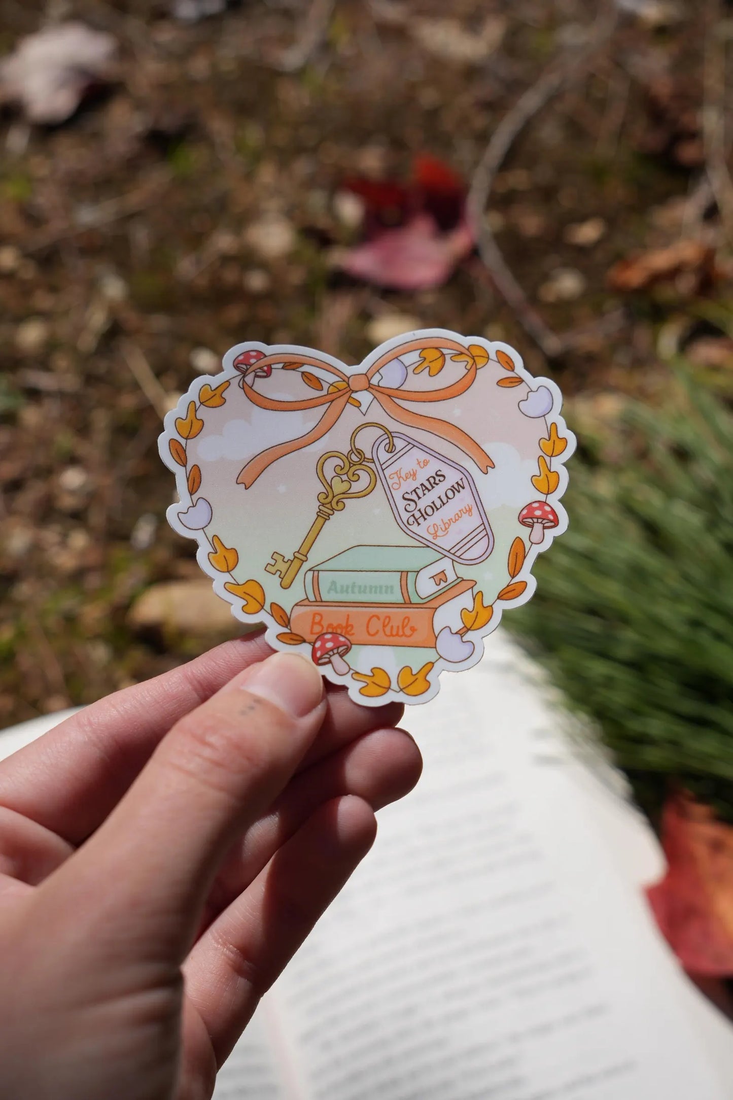 Key to the Stars Hollow Library Sticker