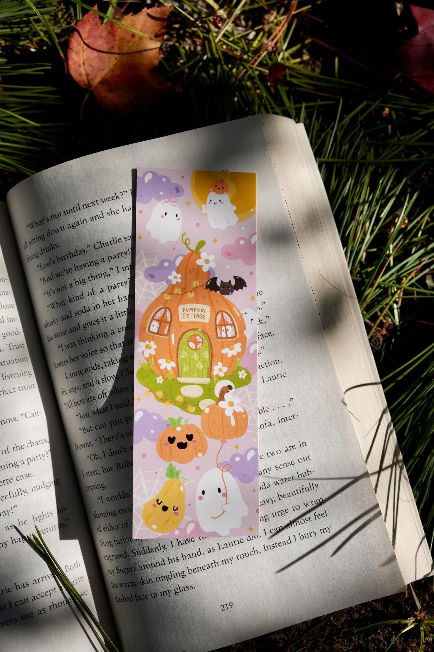 Pumpkin Cottage Bookmark