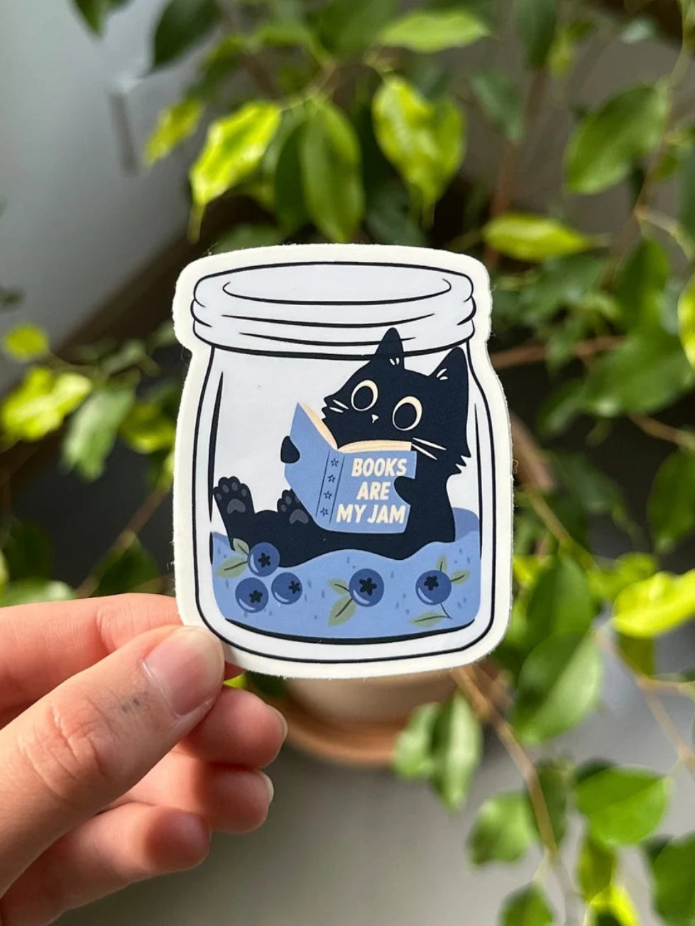 Books Are My Jam Sticker