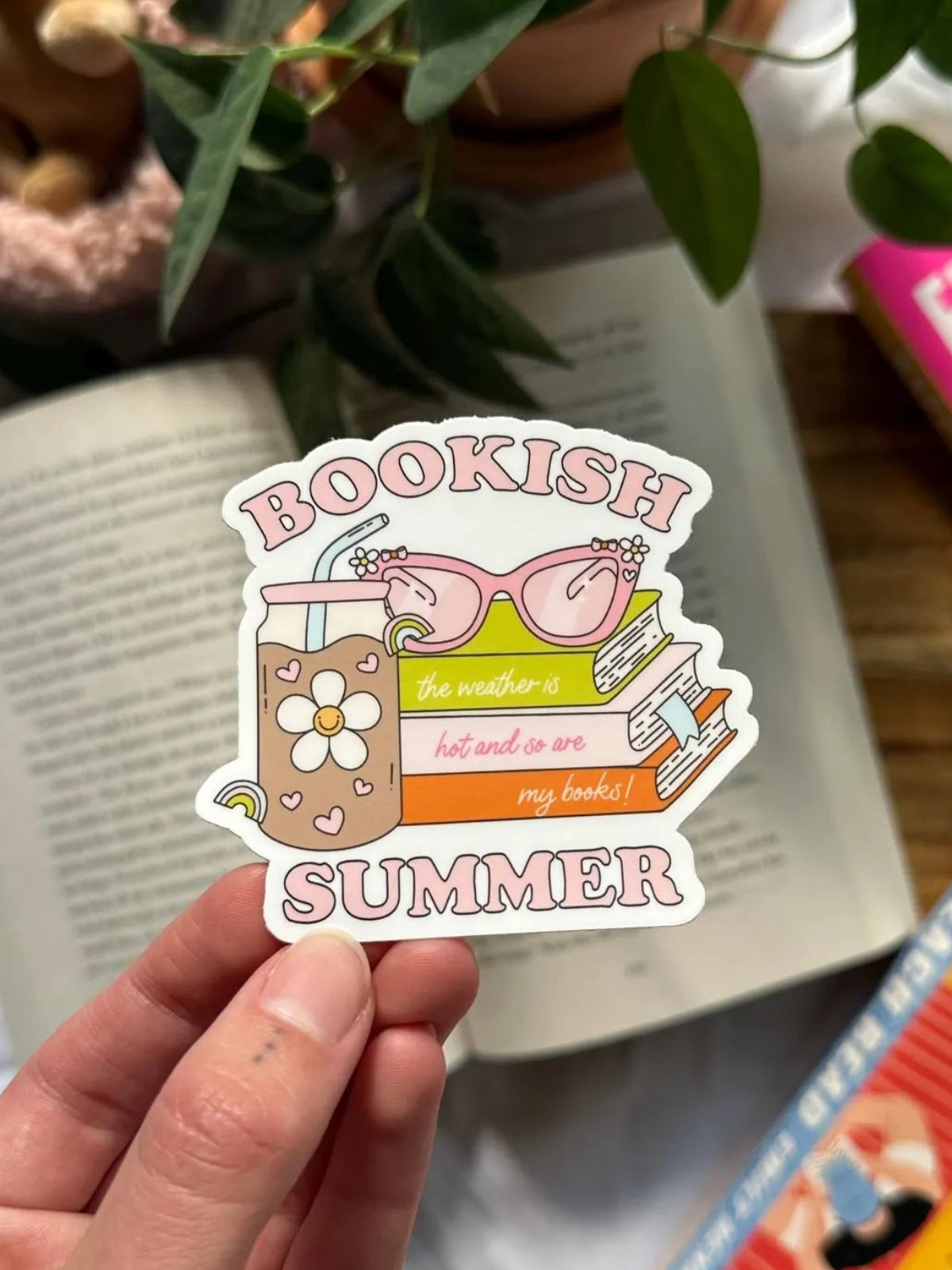 Bookish Summer Sticker