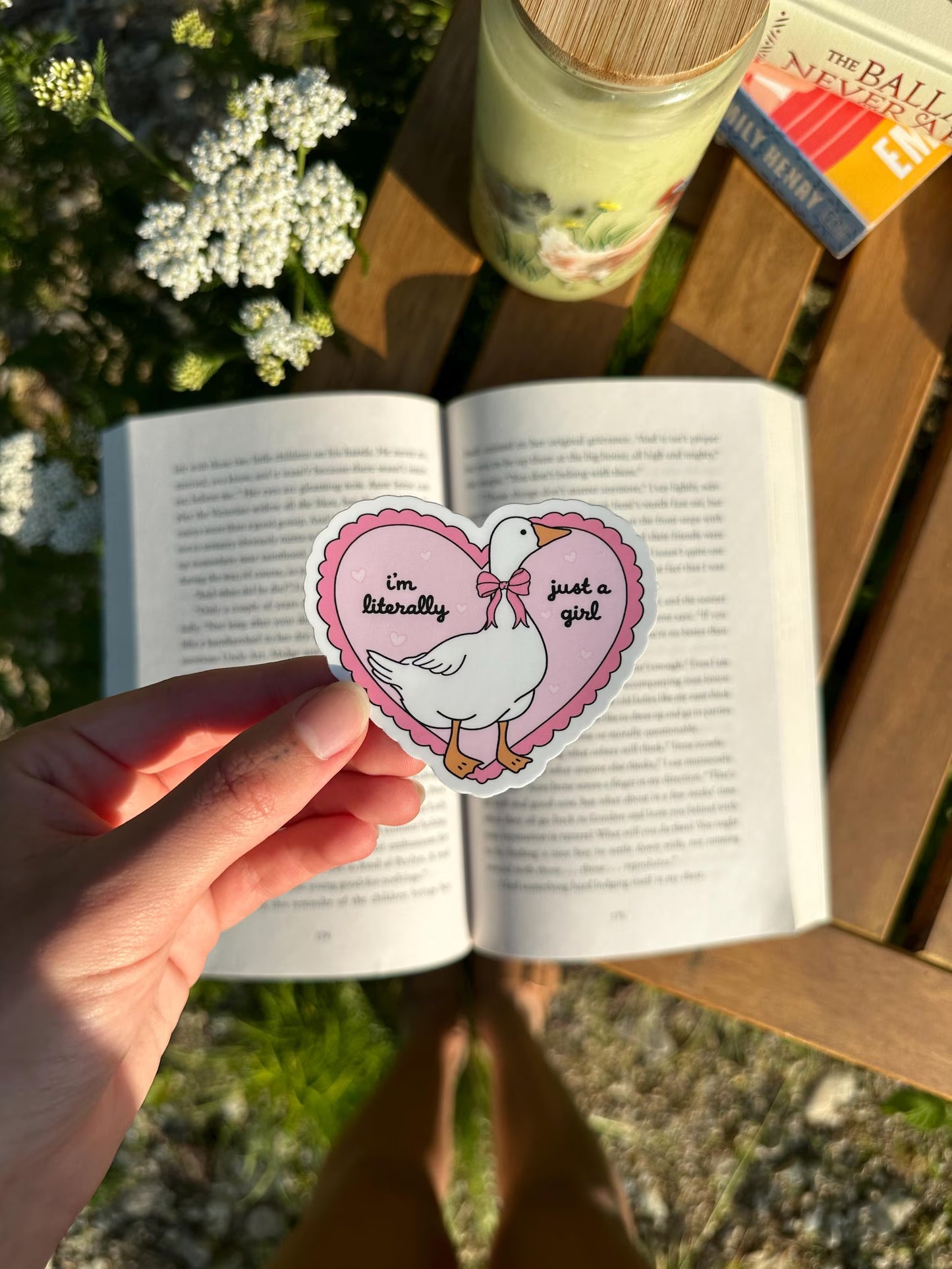 I'm Literally Just a Girl Sticker