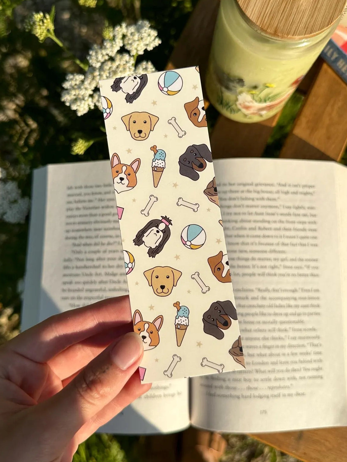Summer Dogs Bookmark
