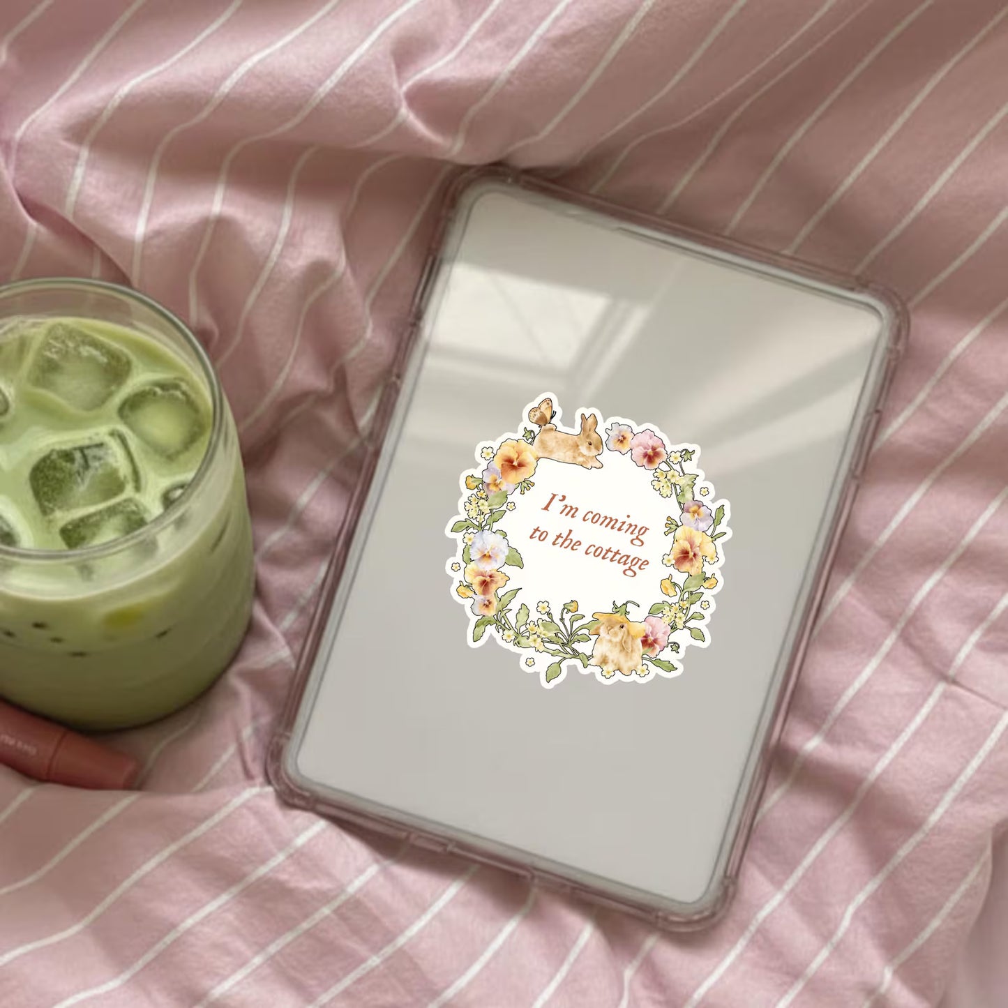 I'm Coming to the Cottage Sticker