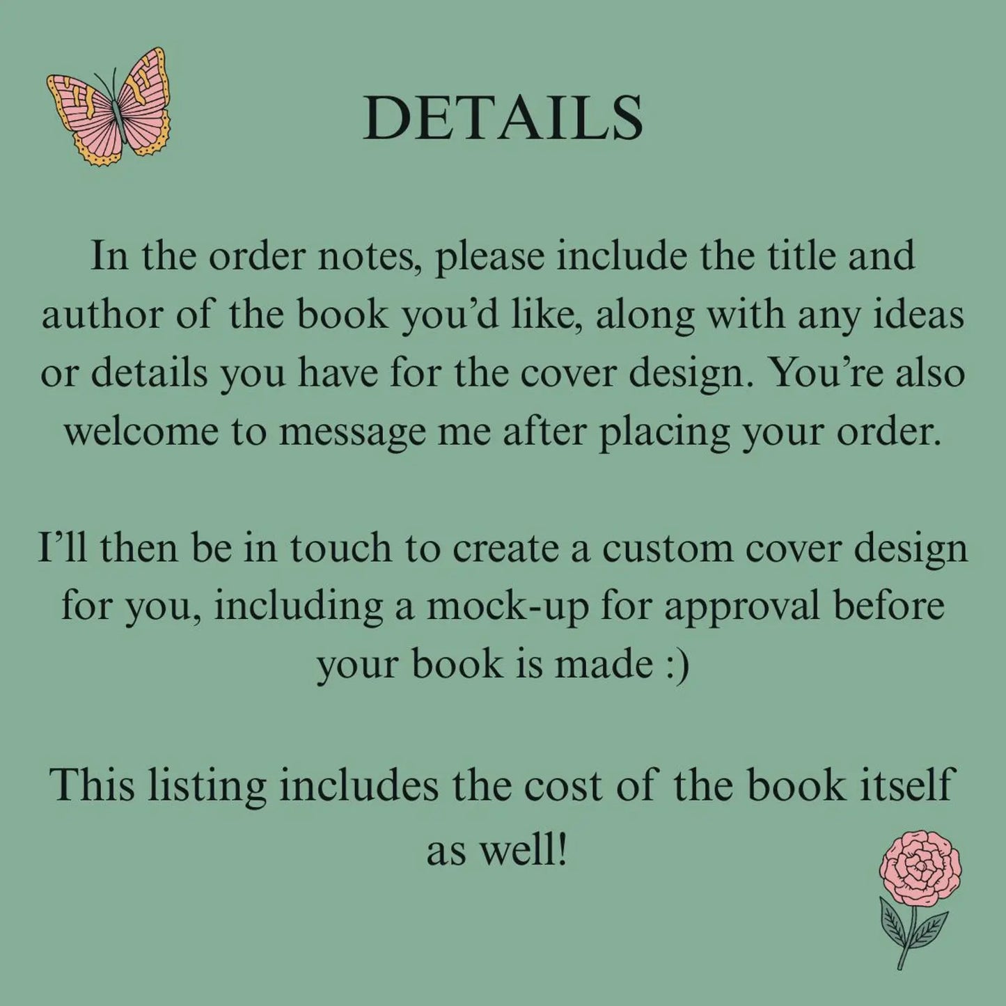 Custom Paperback Rebind (Any Book of Your Choice)