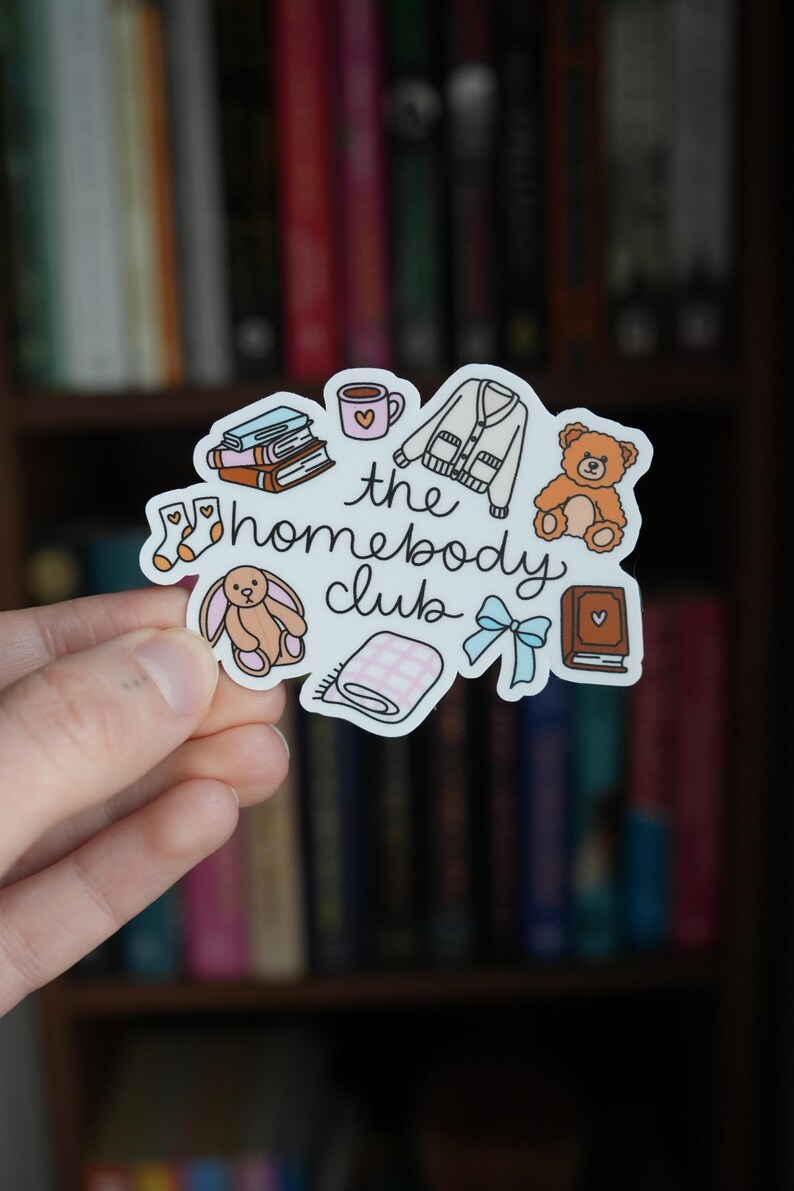 The Homebody Club Sticker