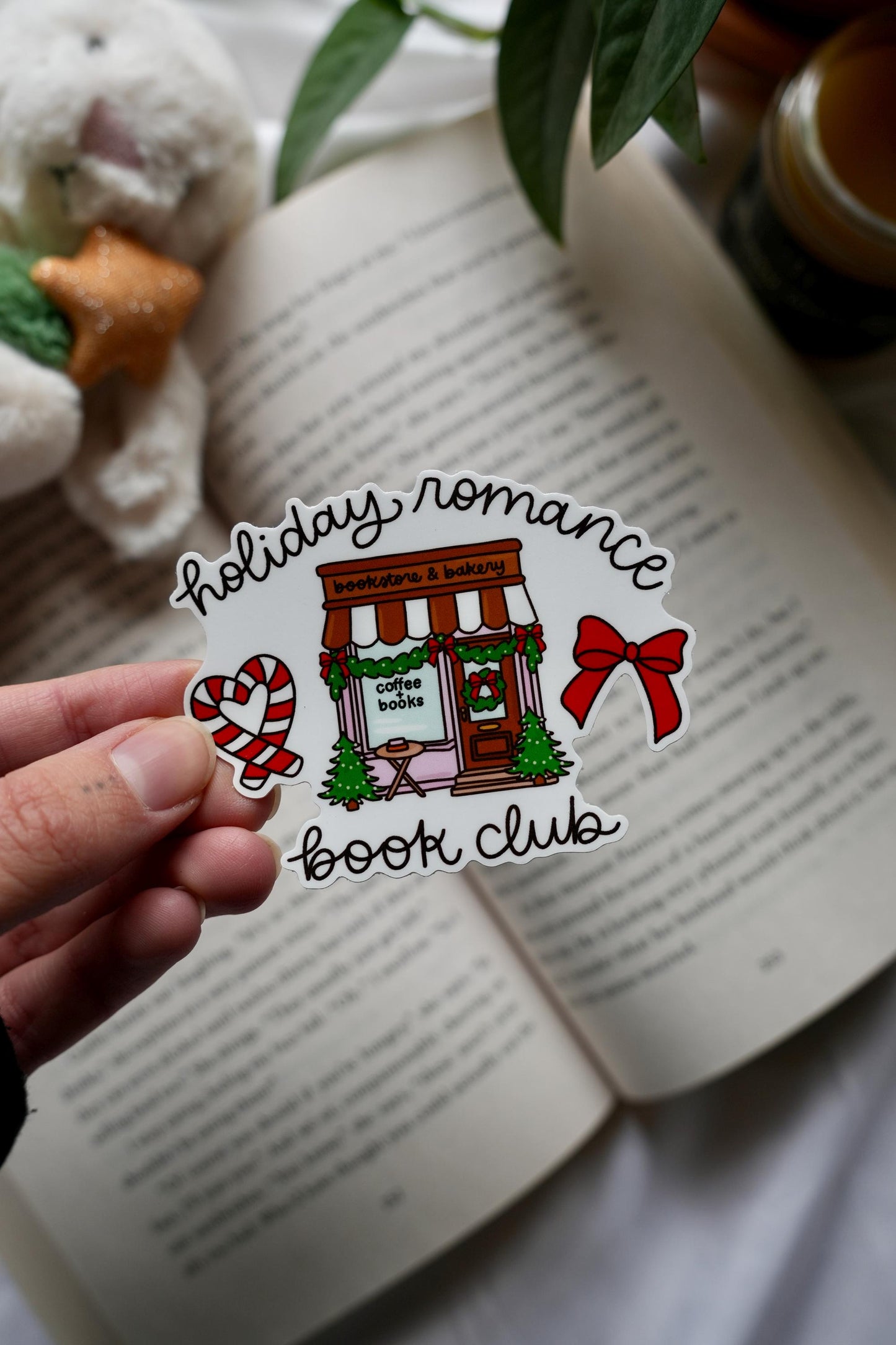 Holiday Romance Book Club Sticker