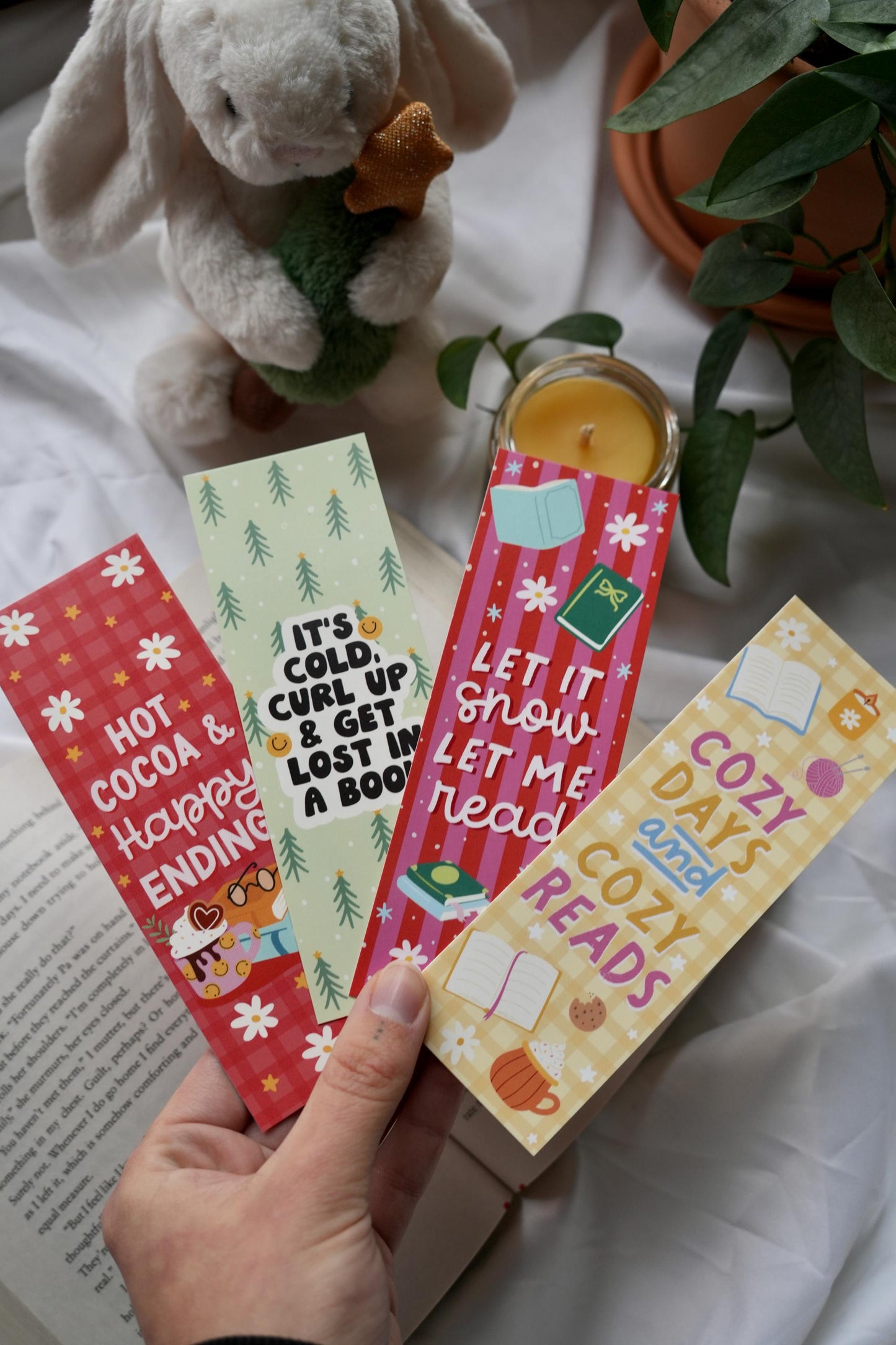 Cozy Reading Season Bookmarks