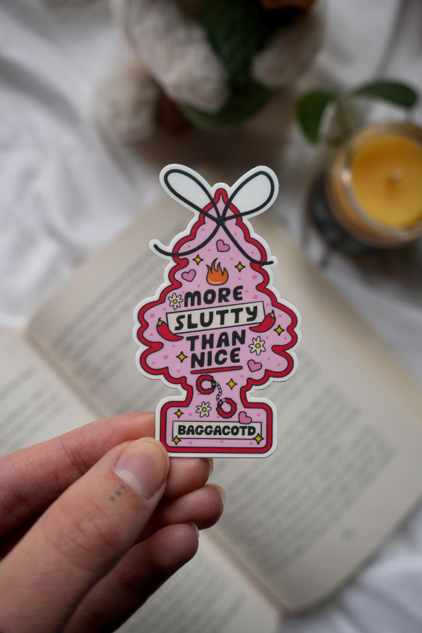 More Slutty Than Nice Sticker