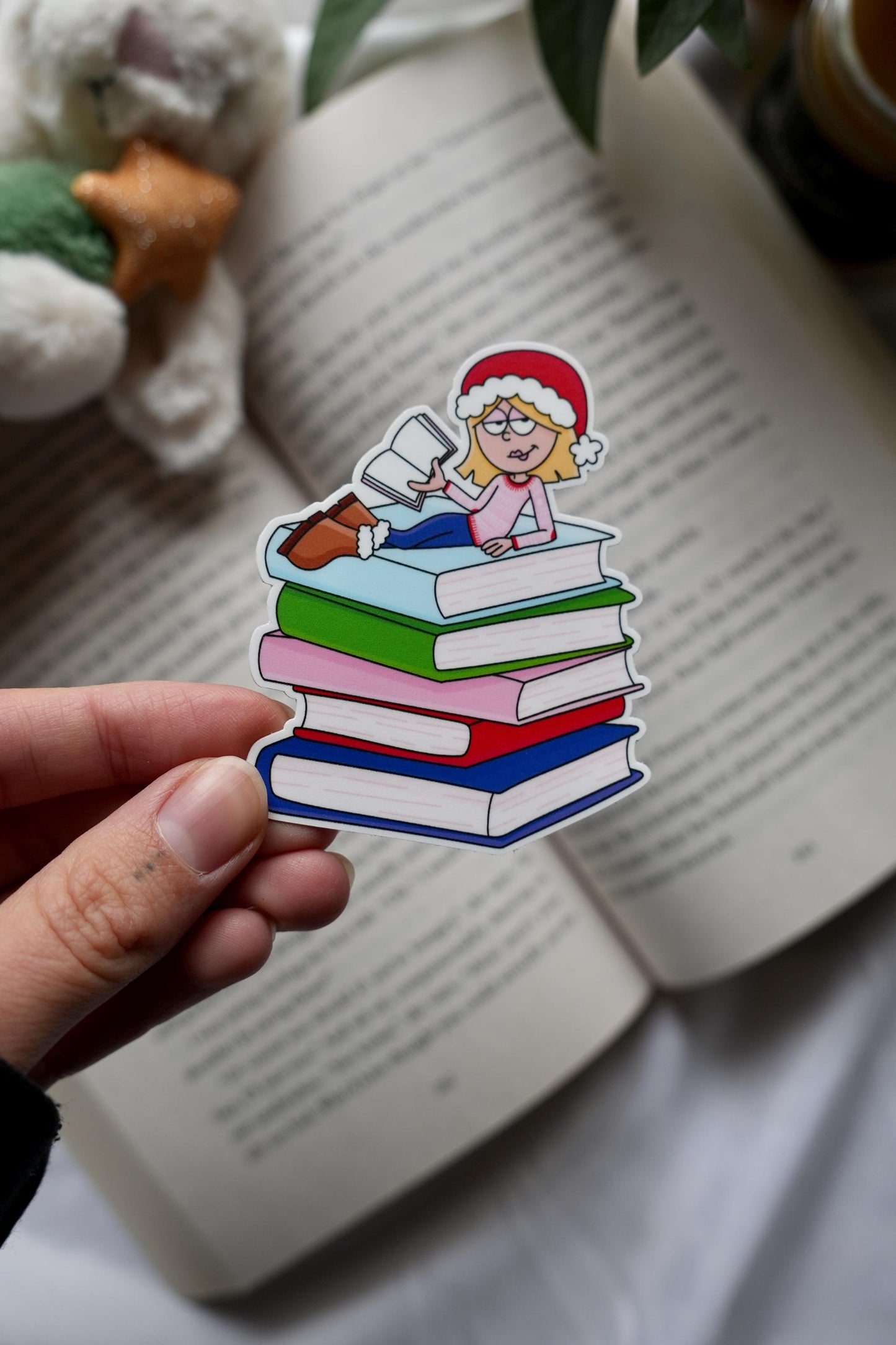 Holiday Lizzie Sticker