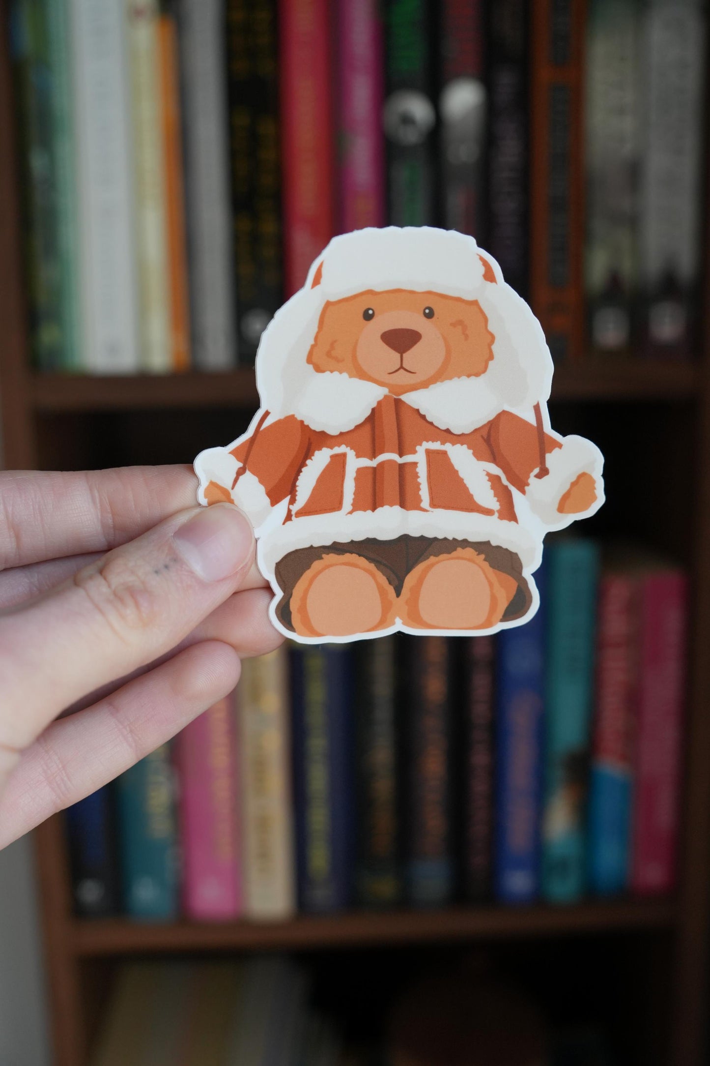 Winter Teddy Sticker