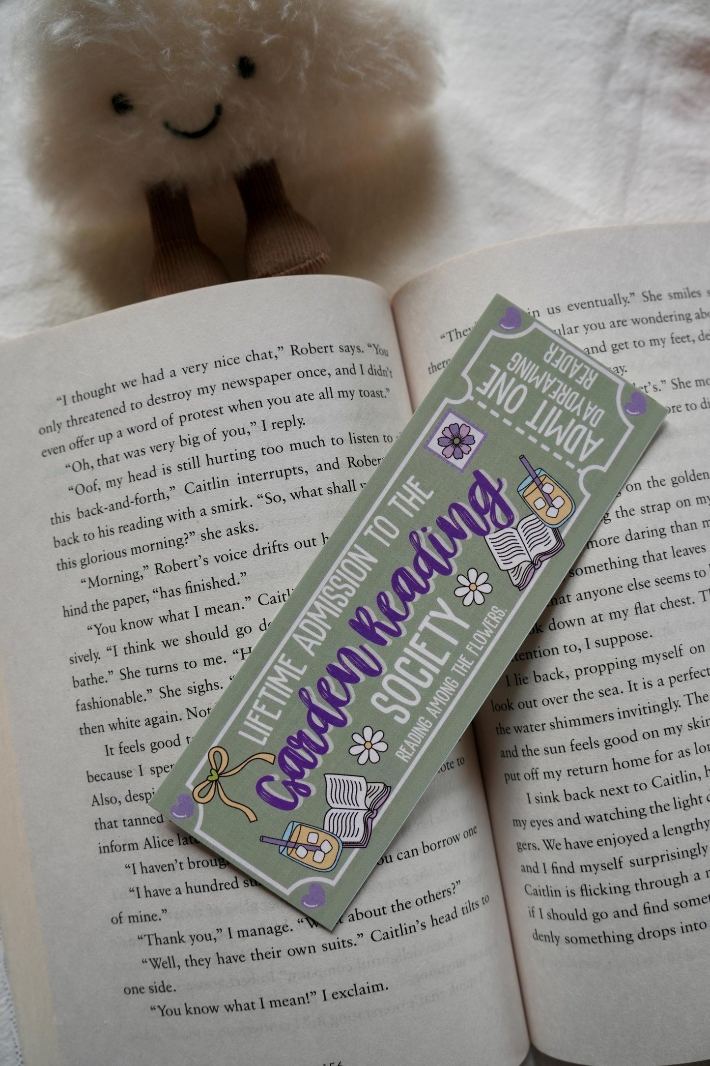 Garden Reading Society Bookmark