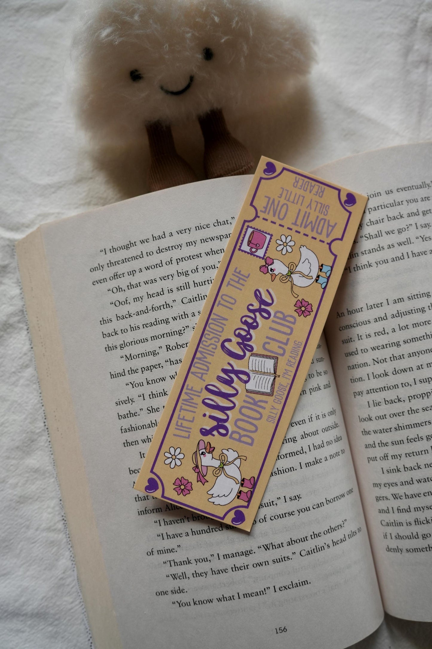 Silly Goose Book Club Bookmark