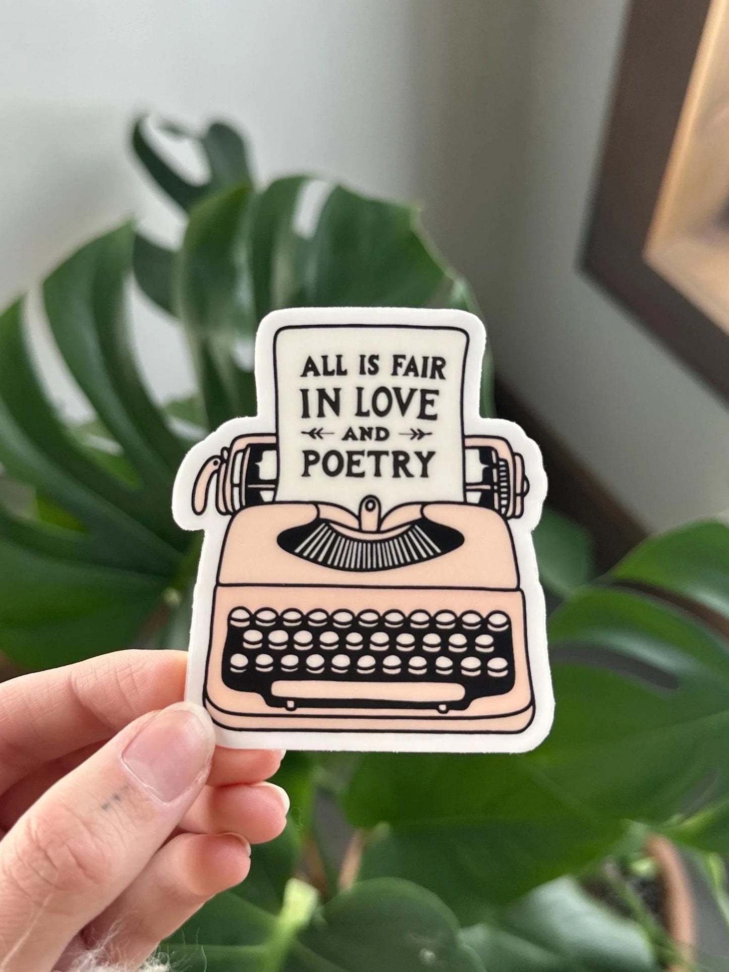 All is Fair in Love and Poetry Sticker