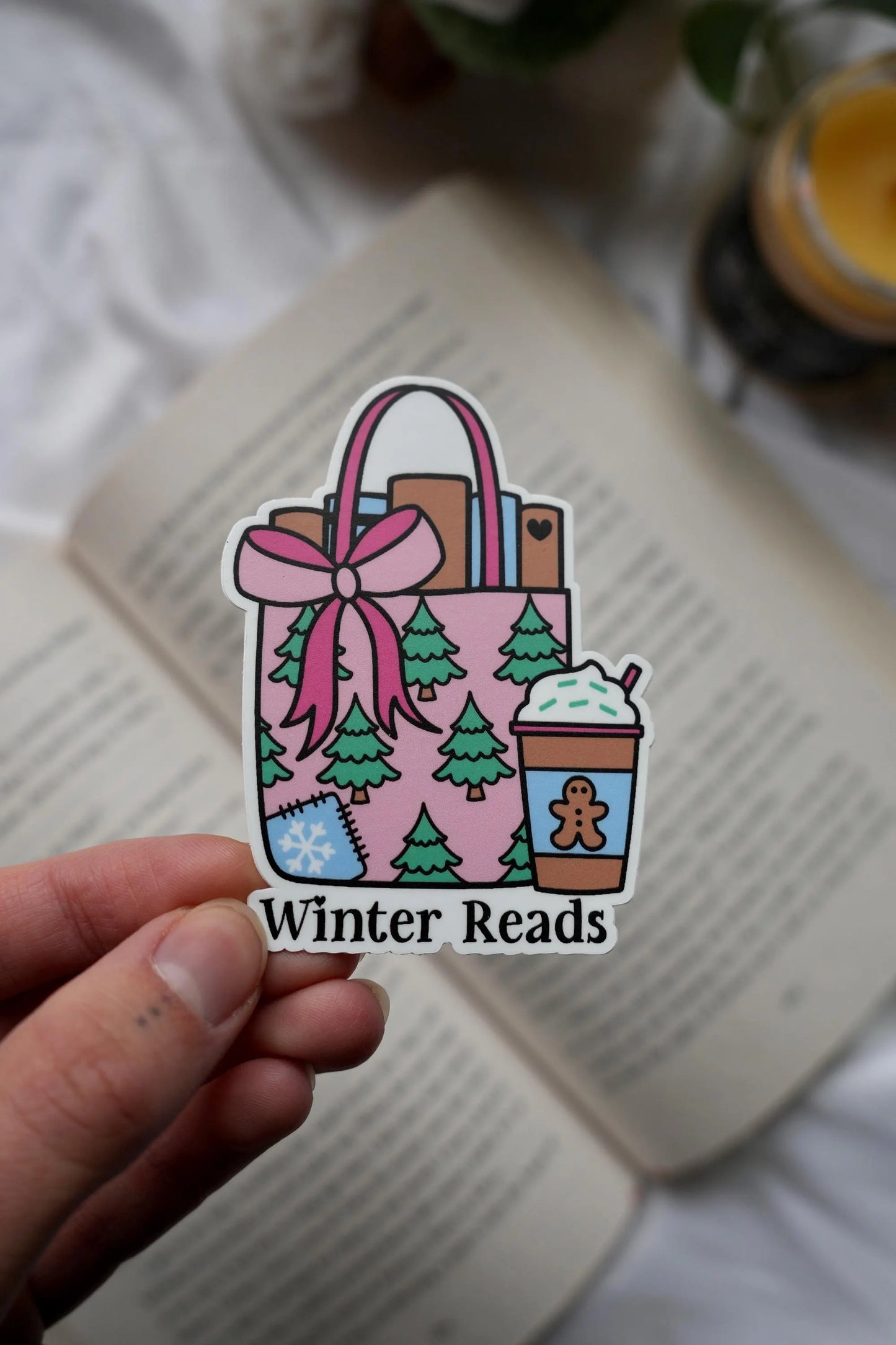 Winter Reads Sticker