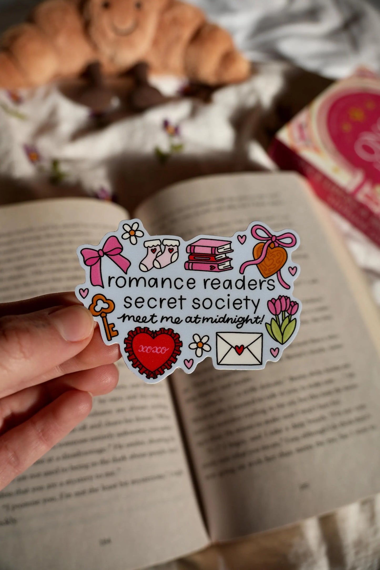 Romance Readers Secret Society Sticker