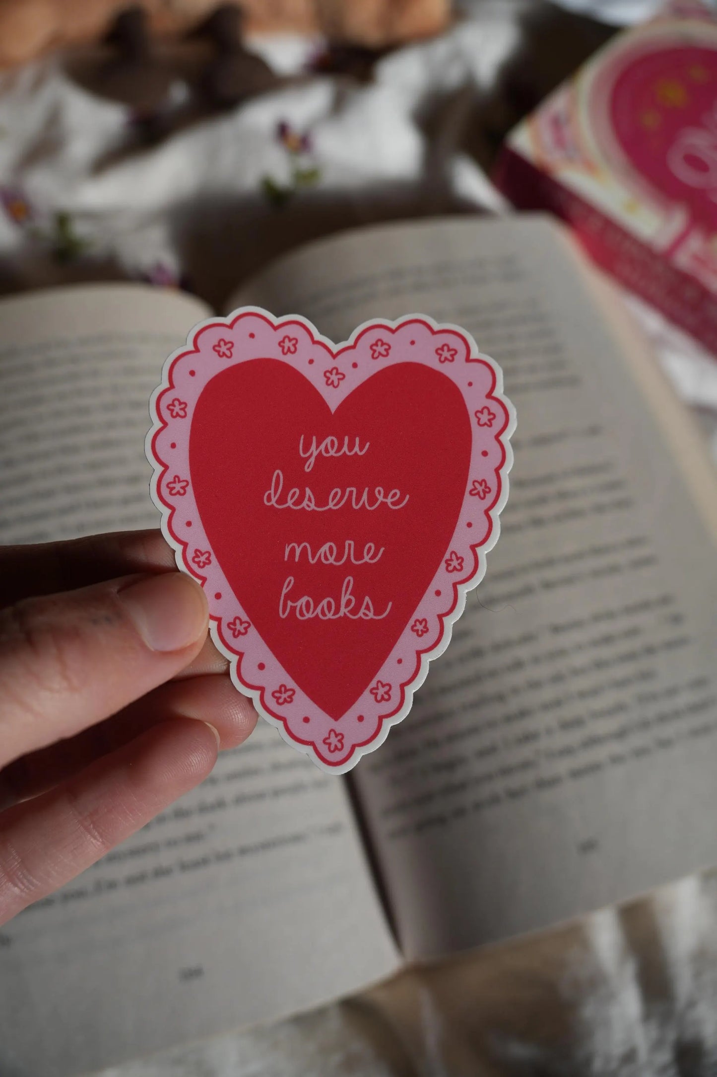 You Deserve More Books Sticker