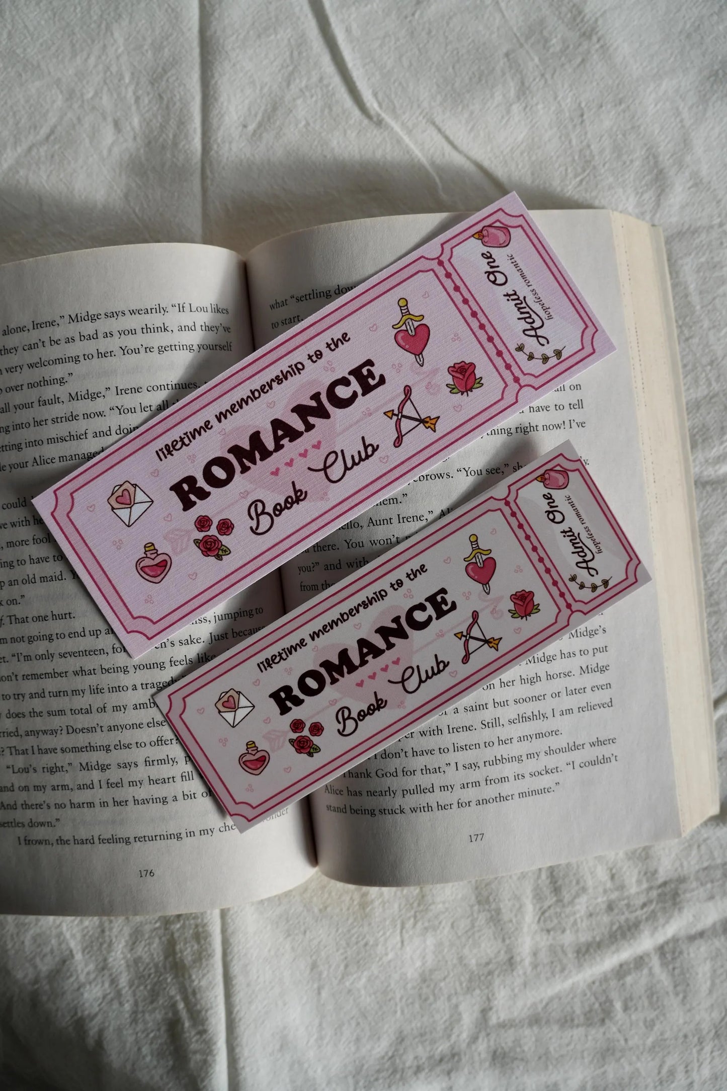 Lifetime Membership to the Romance Book Club Bookmark