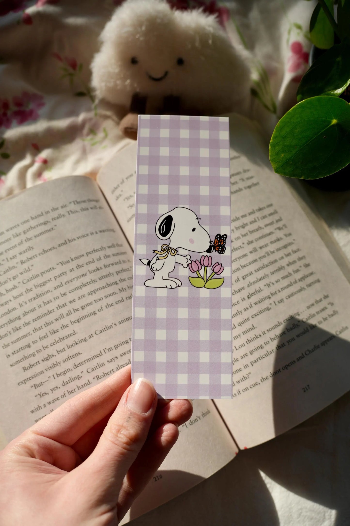 Snoopy Spring Bookmark