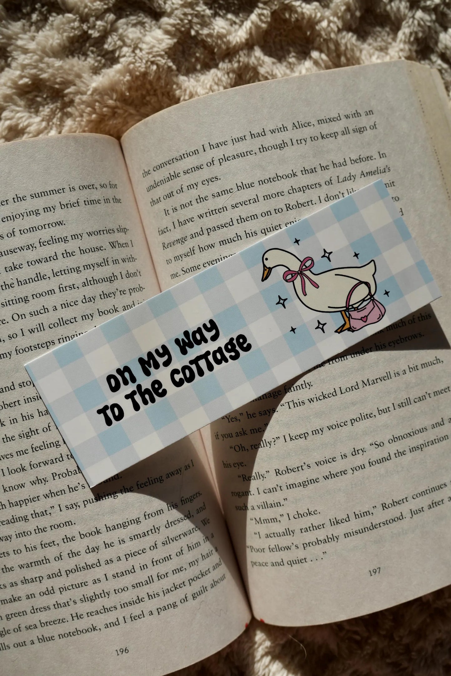 Cottage Duck Bookmark