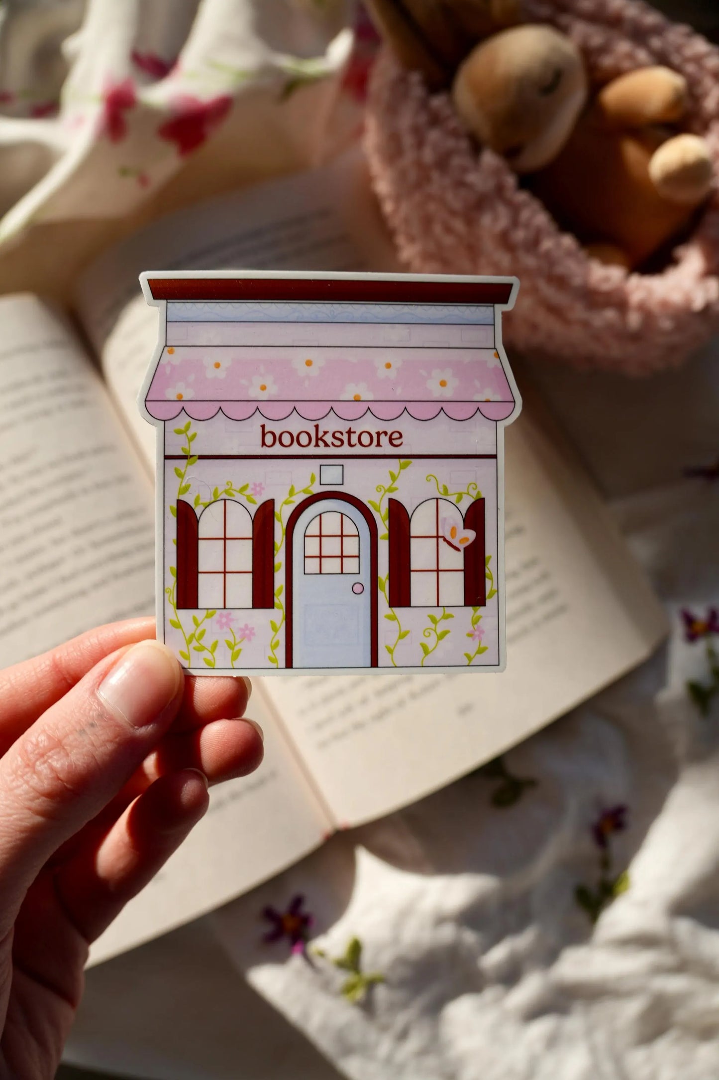 Spring Bookstore Sticker
