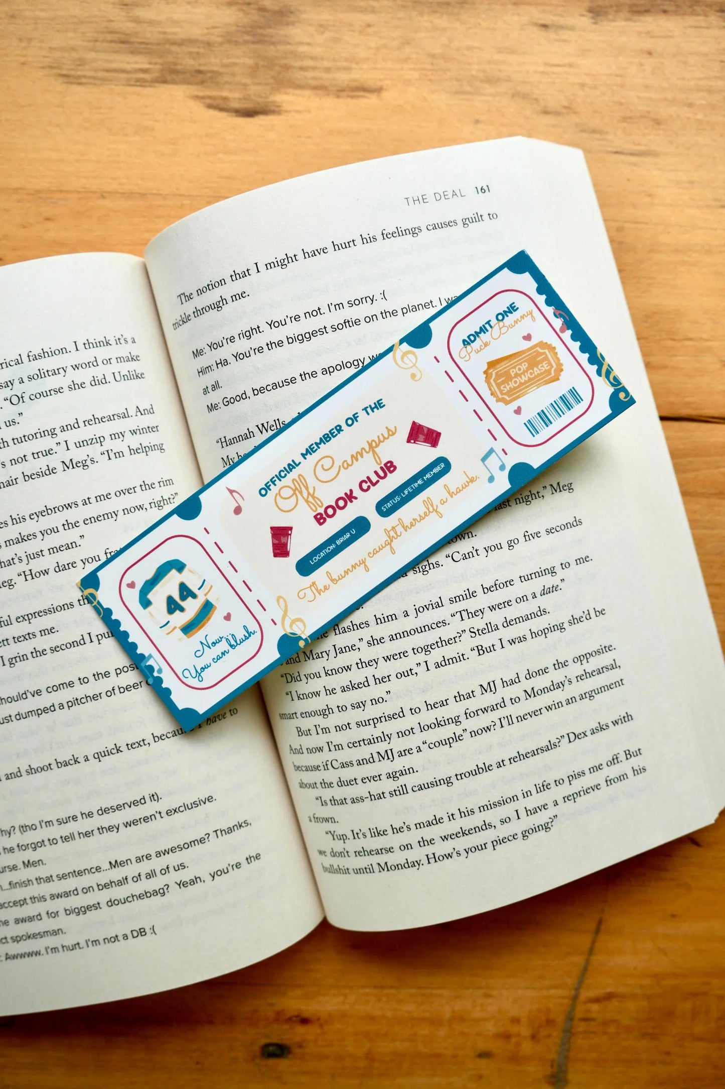 Member of the Off Campus Book Club Bookmark