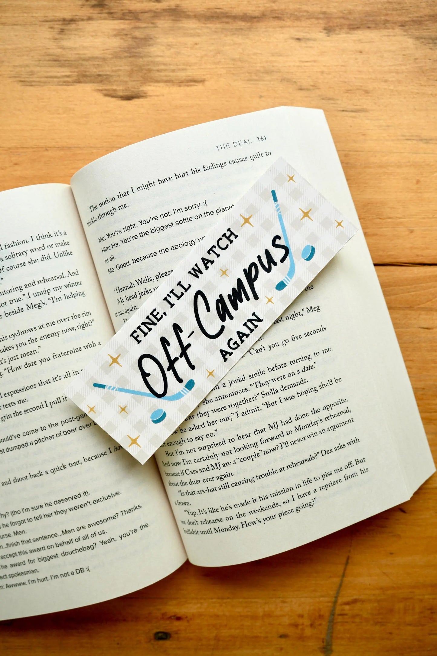 Fine I'll Watch Off Campus Again Bookmark