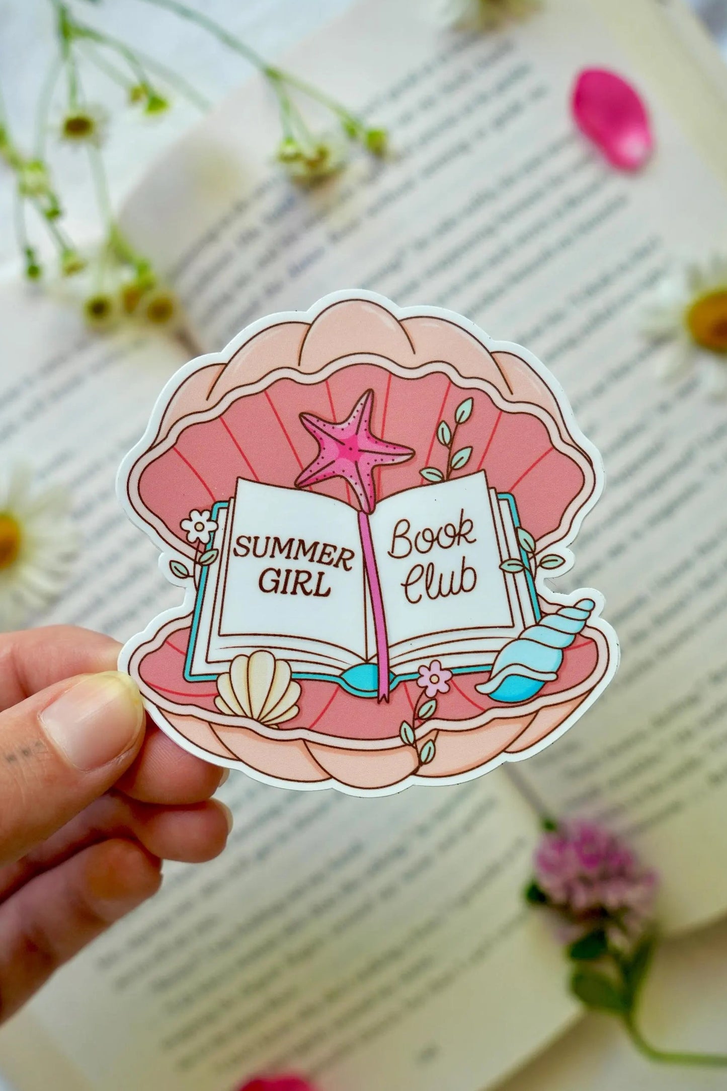 Summer Girl Book Club Sticker