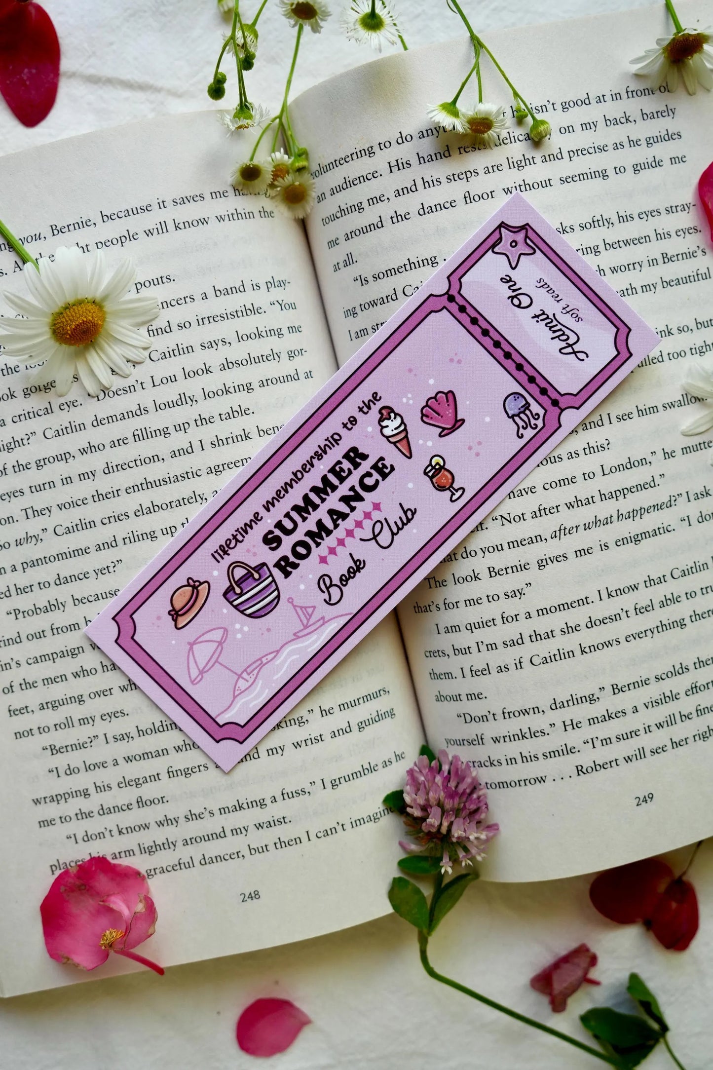 Lifetime Membership to the Summer Romance Book Club Bookmark