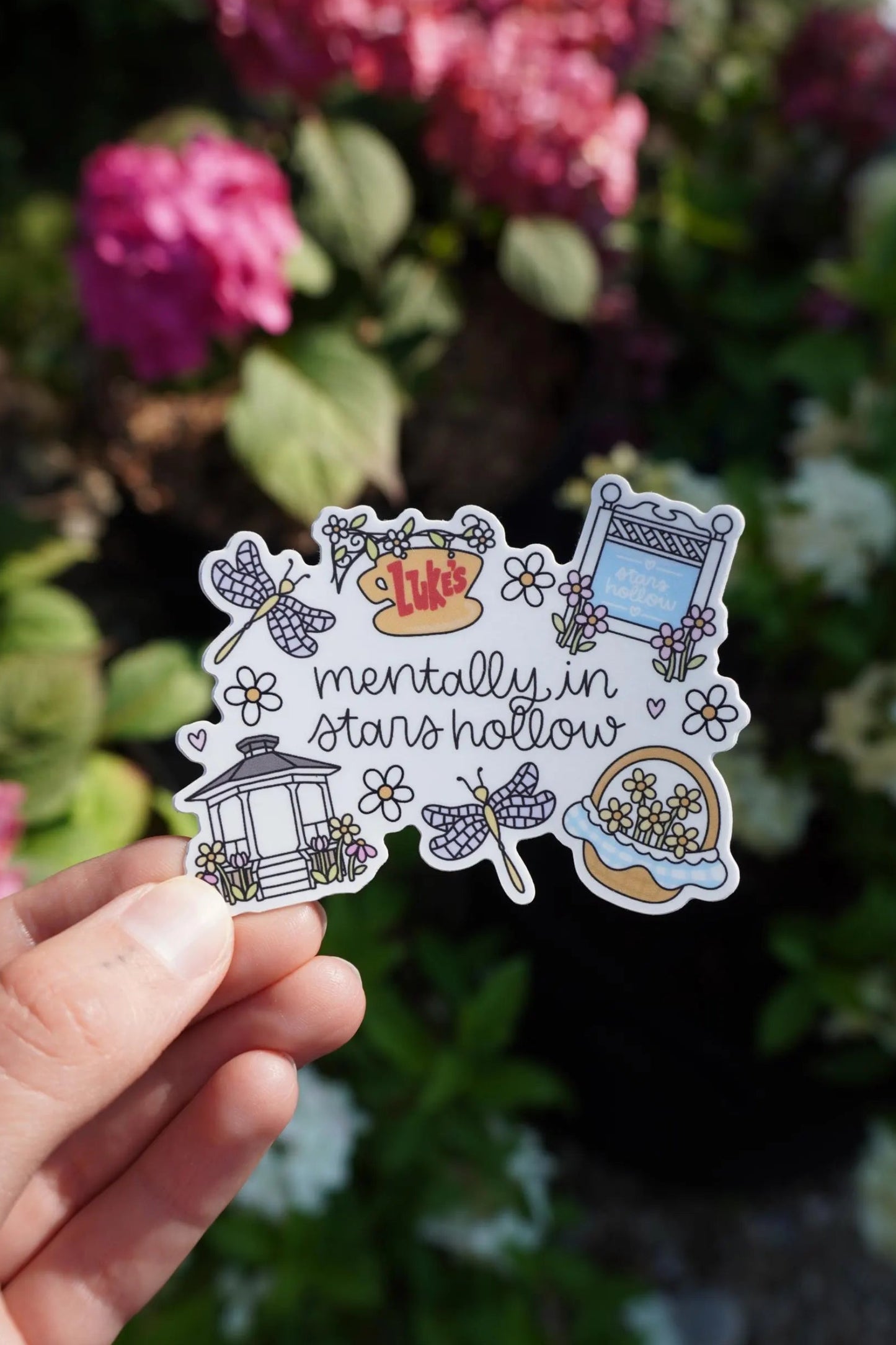 Mentally in Stars Hollow Sticker