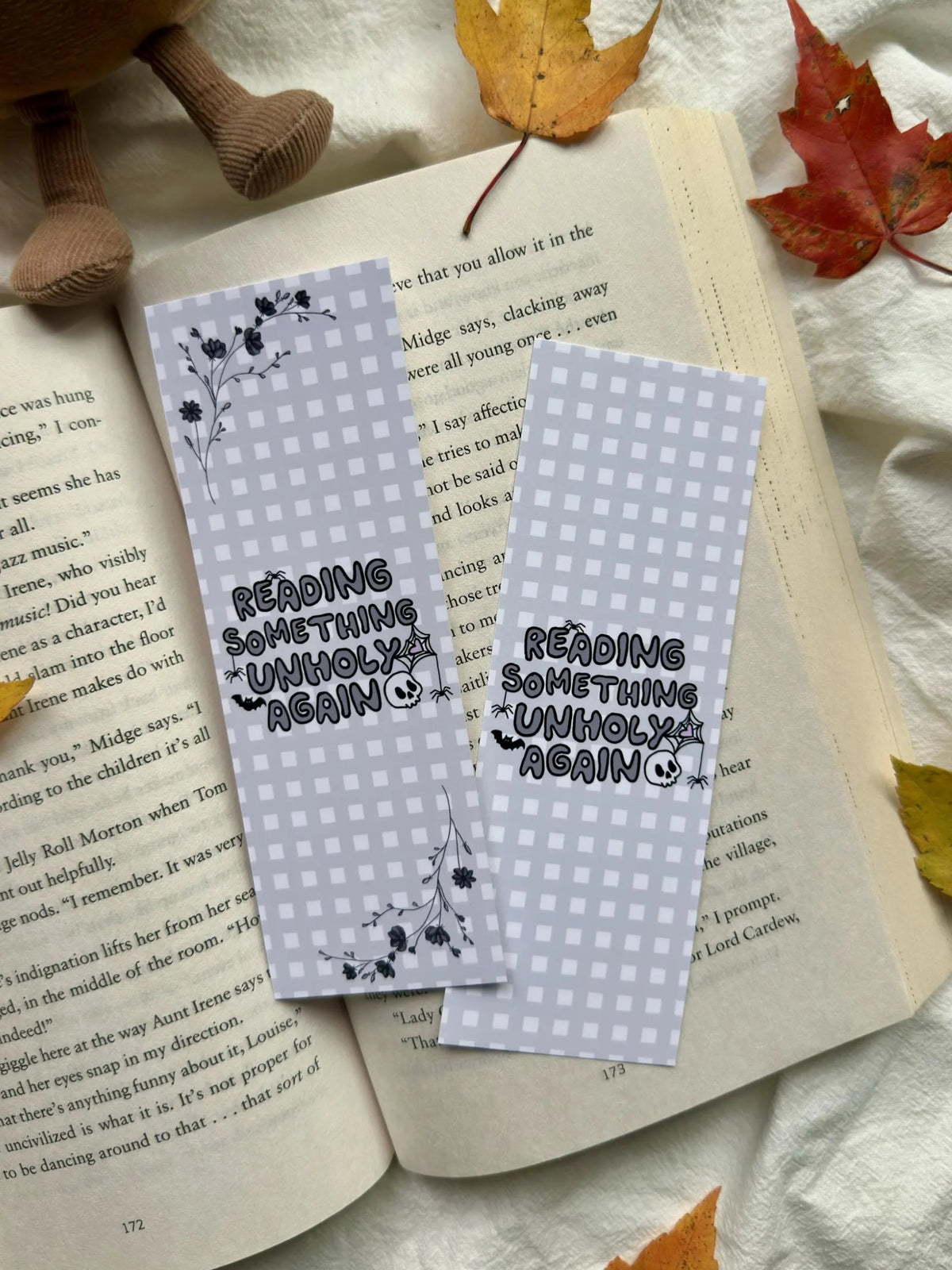 Reading Something Unholy Again Bookmark